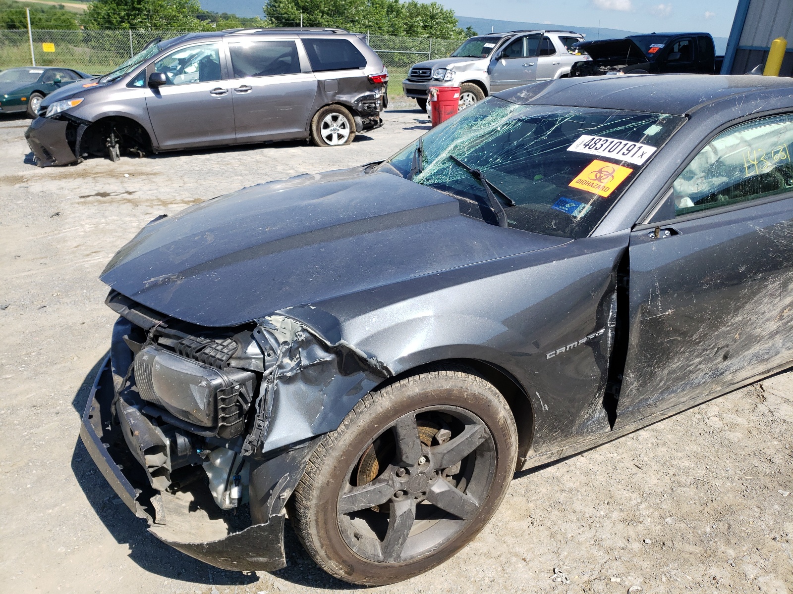 Photo 9 from auction – 2010 CHEVROLET CAMARO with VIN 2G1FC1EVXA9201500