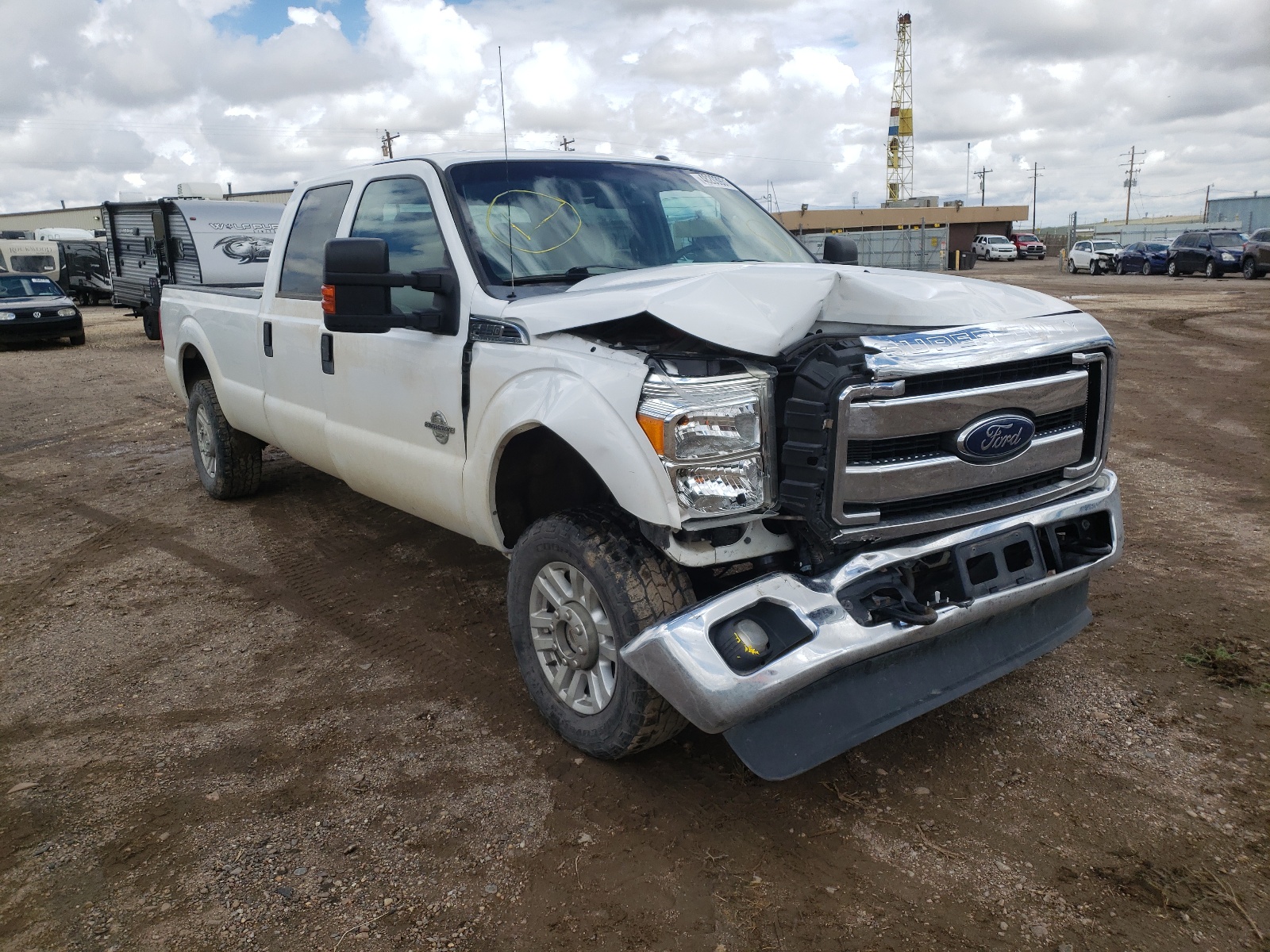 FORD F250 SUPER 2013 with VIN 1FT7W2BT6DEA90828 - Photo from auction