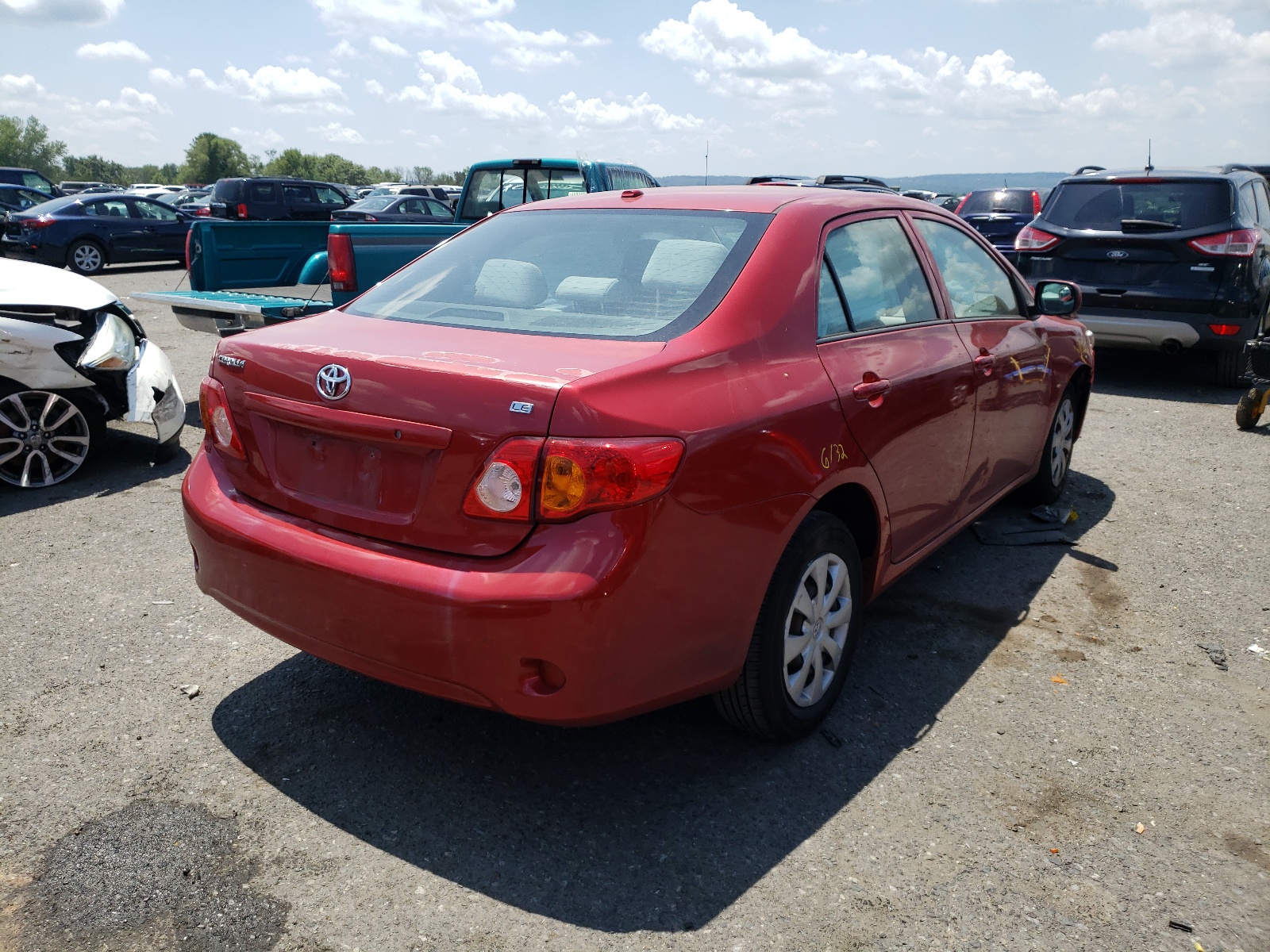 Photo 4 from auction – 2009 TOYOTA COROLLA BA with VIN 1NXBU40E59Z070403