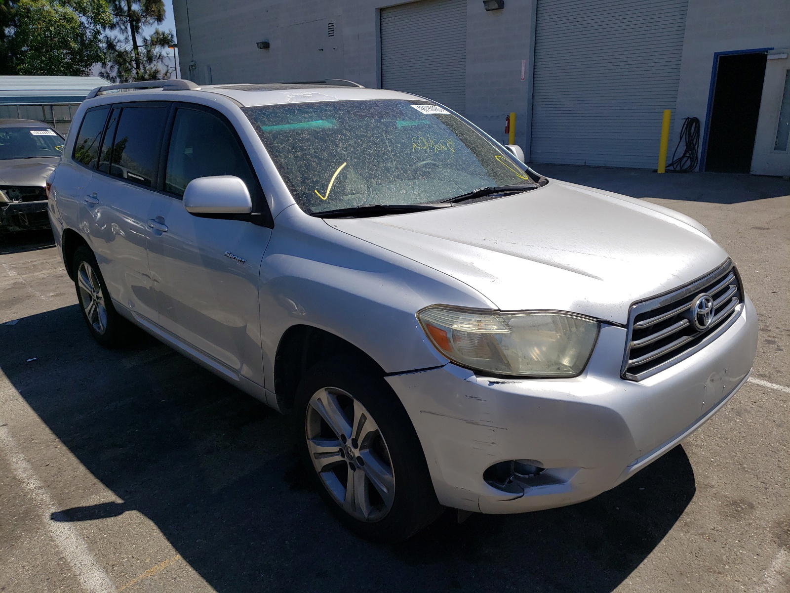 TOYOTA HIGHLANDER 2008 with VIN JTEDS43A082060850 - Photo from auction
