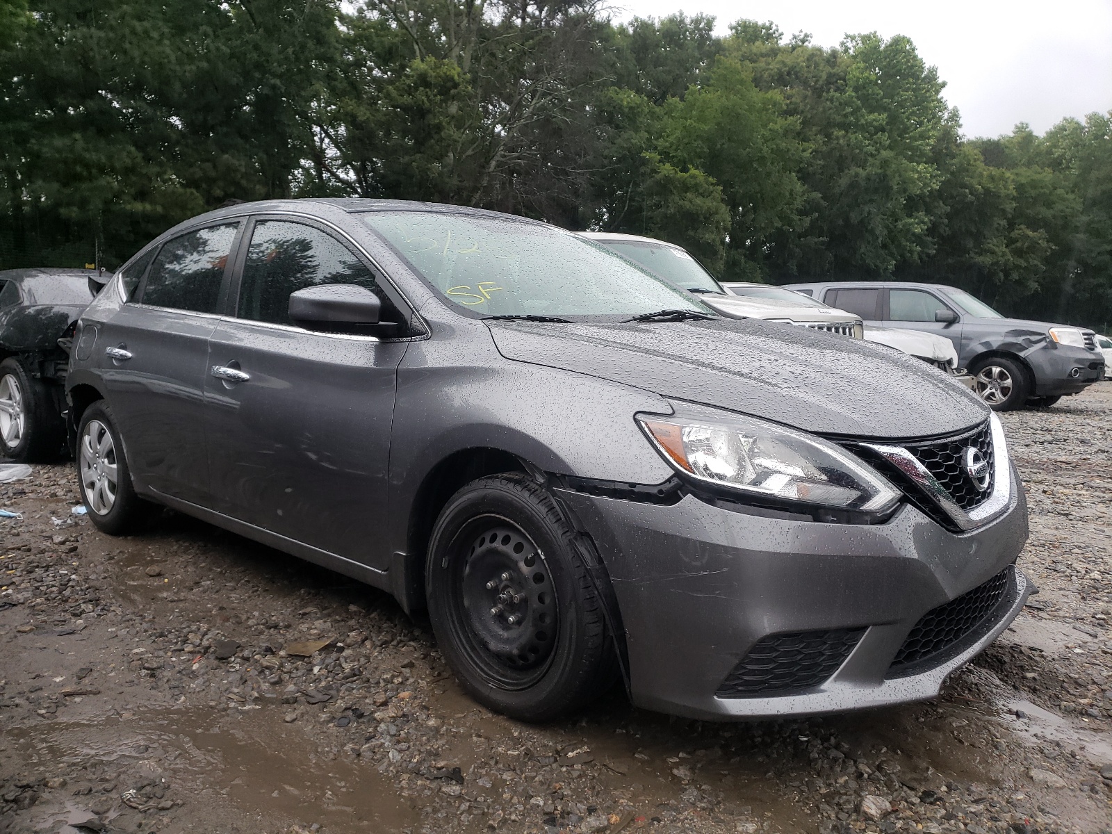 NISSAN SENTRA S 2017 with VIN 3N1AB7AP8HY372953 - Photo from auction