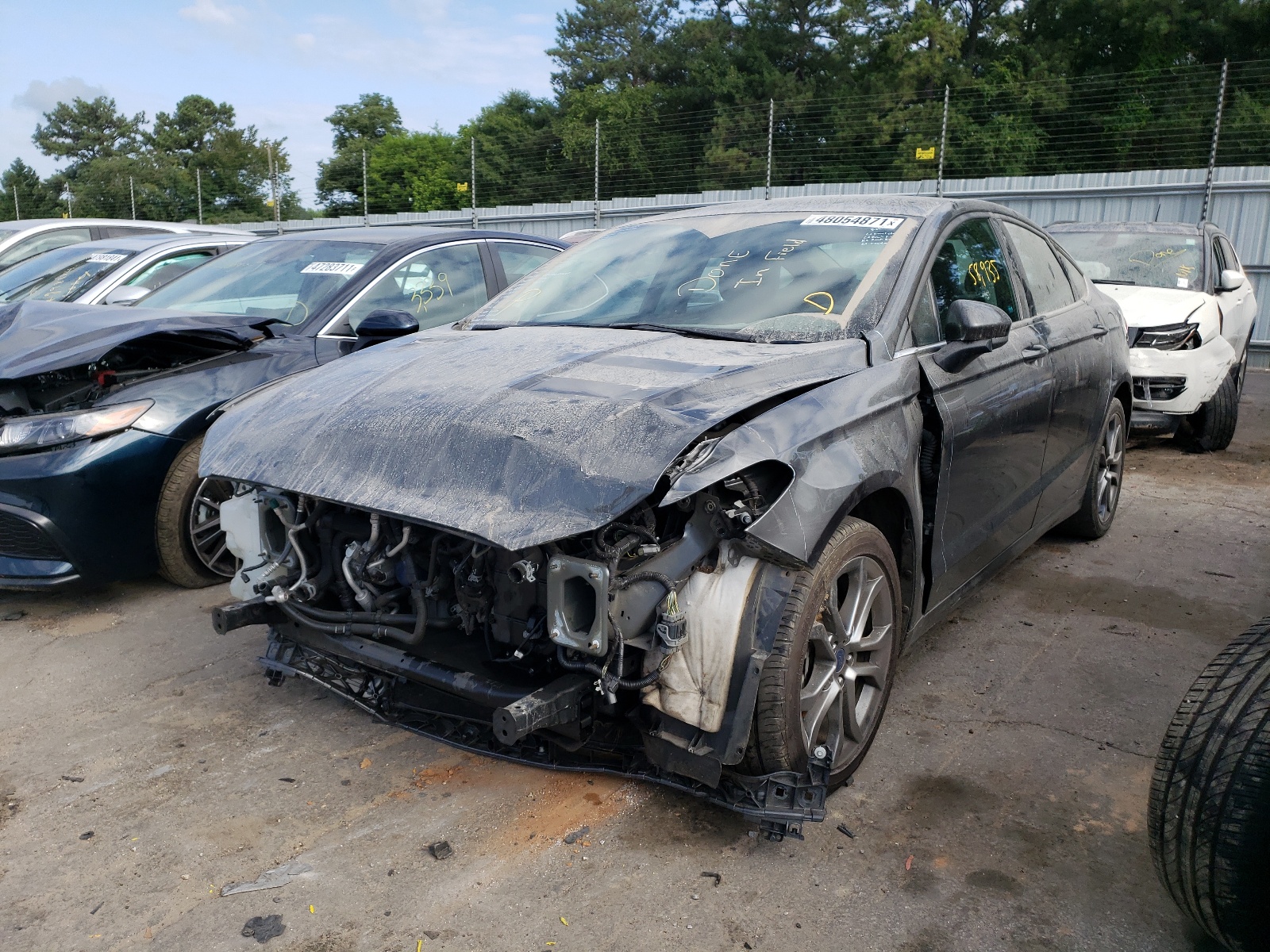 Photo 2 from auction – 2017 FORD FUSION SE with VIN 3FA6P0HD6HR363515