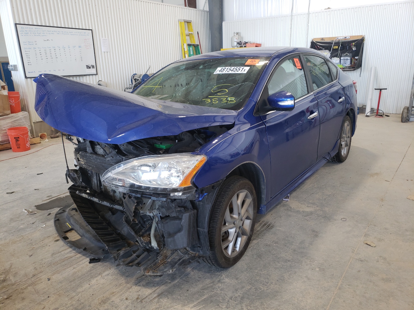 Photo 2 from auction – 2015 NISSAN SENTRA S with VIN 3N1AB7AP1FY233535
