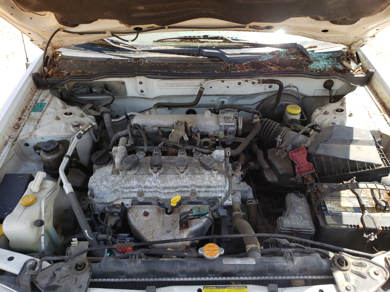 Photo 7 from auction – 2003 NISSAN SENTRA XE with VIN 3N1CB51D23L716575