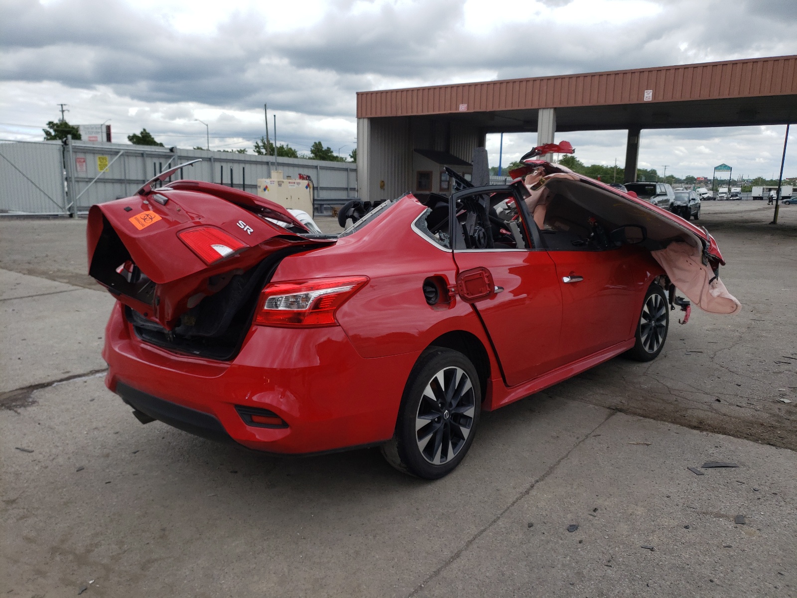 Photo 4 from auction – 2019 NISSAN SENTRA S with VIN 3N1AB7AP1KY353216