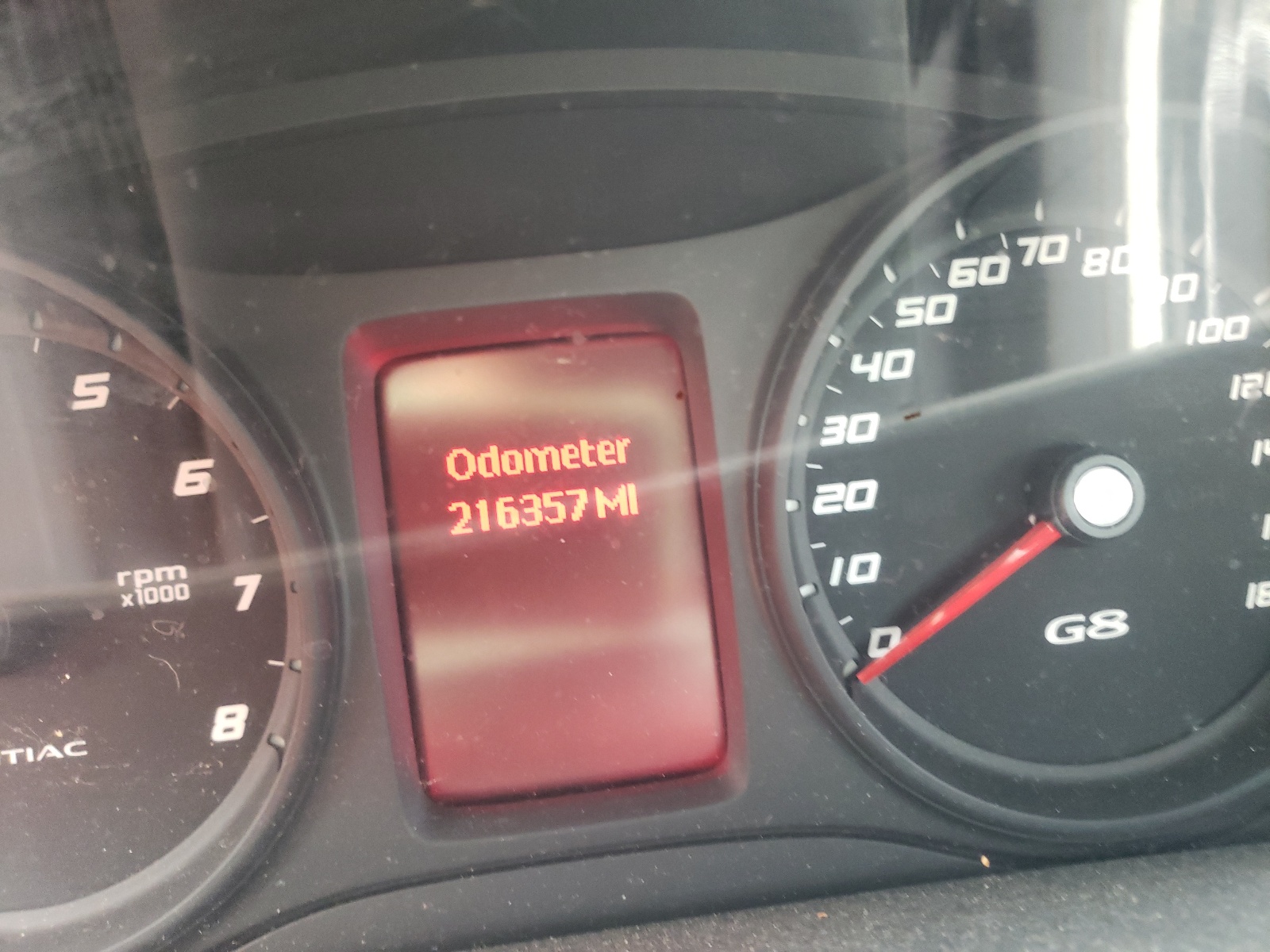 Photo 8 from auction – 2009 PONTIAC G8 with VIN 6G2ER57749L171767