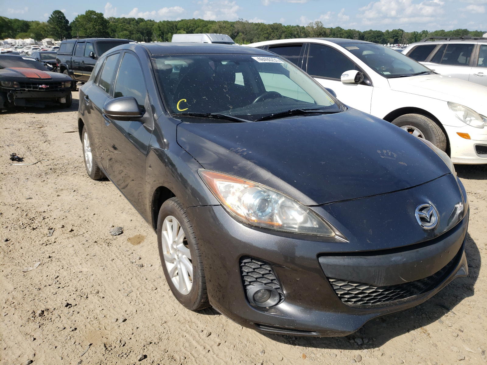 MAZDA 3 HATCHBAC 2012 with VIN JM1BL1L76C1537193 - Photo from auction