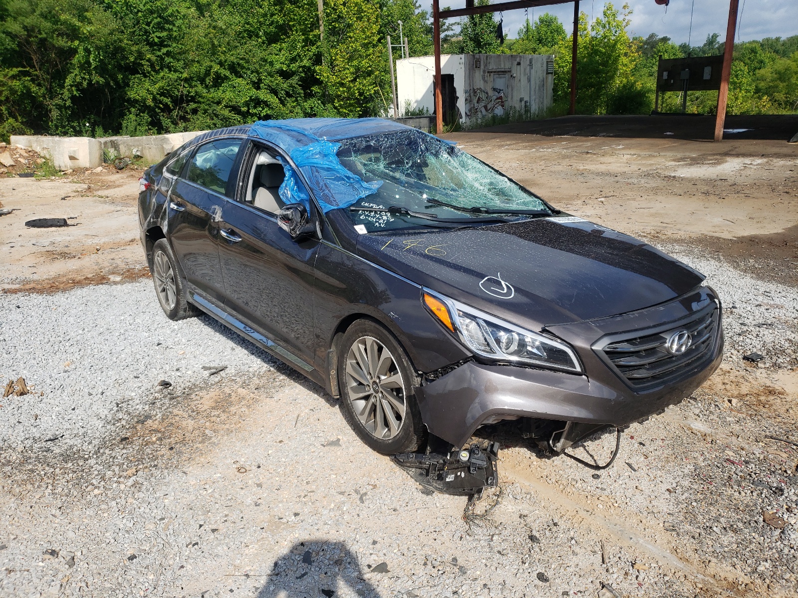 Photo 1 from auction – 2016 HYUNDAI SONATA SPO with VIN 5NPE34AF6GH425288