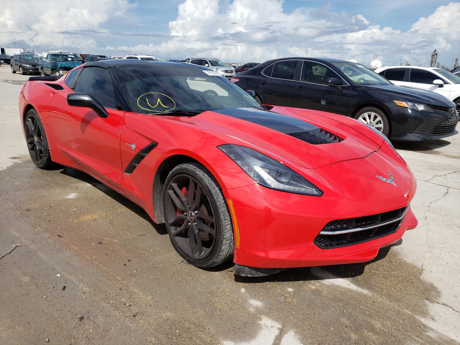CHEVROLET CORVETTE S 2014 with VIN 1G1YK2D75E5123697 - Photo from auction