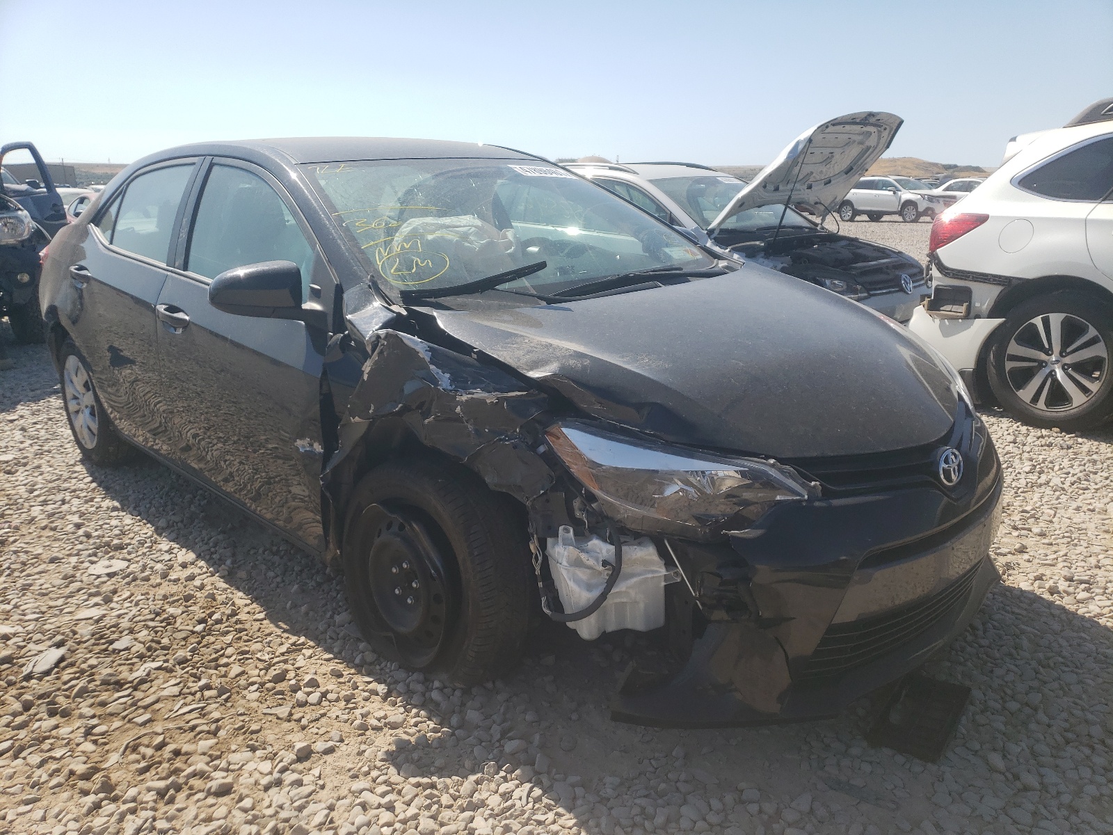 TOYOTA COROLLA L 2016 with VIN 2T1BURHE8GC672910 - Photo from auction