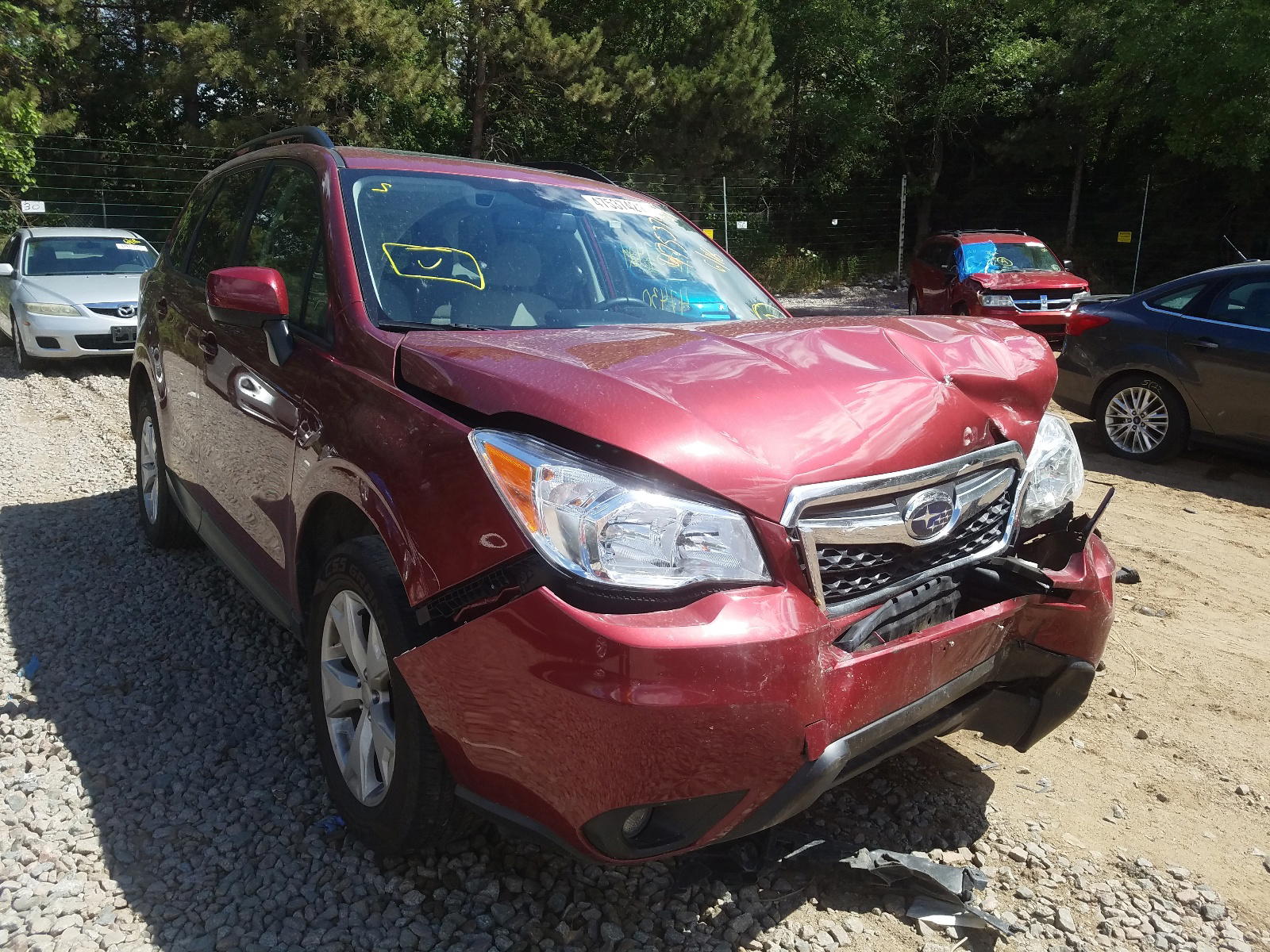 SUBARU FORESTER 2 2016 with VIN JF2SJAFC6GH522514 - Photo from auction