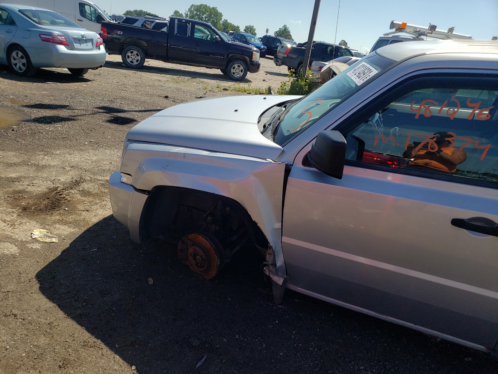 Photo 9 from auction – 2007 JEEP PATRIOT SP with VIN 1J8FF28W07D396214
