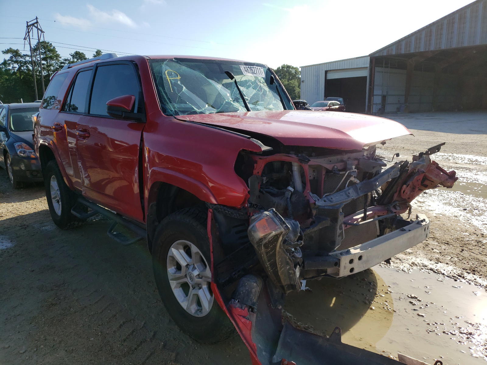 TOYOTA 4RUNNER SR 2016 with VIN JTEBU5JR6G5330130 - Photo from auction