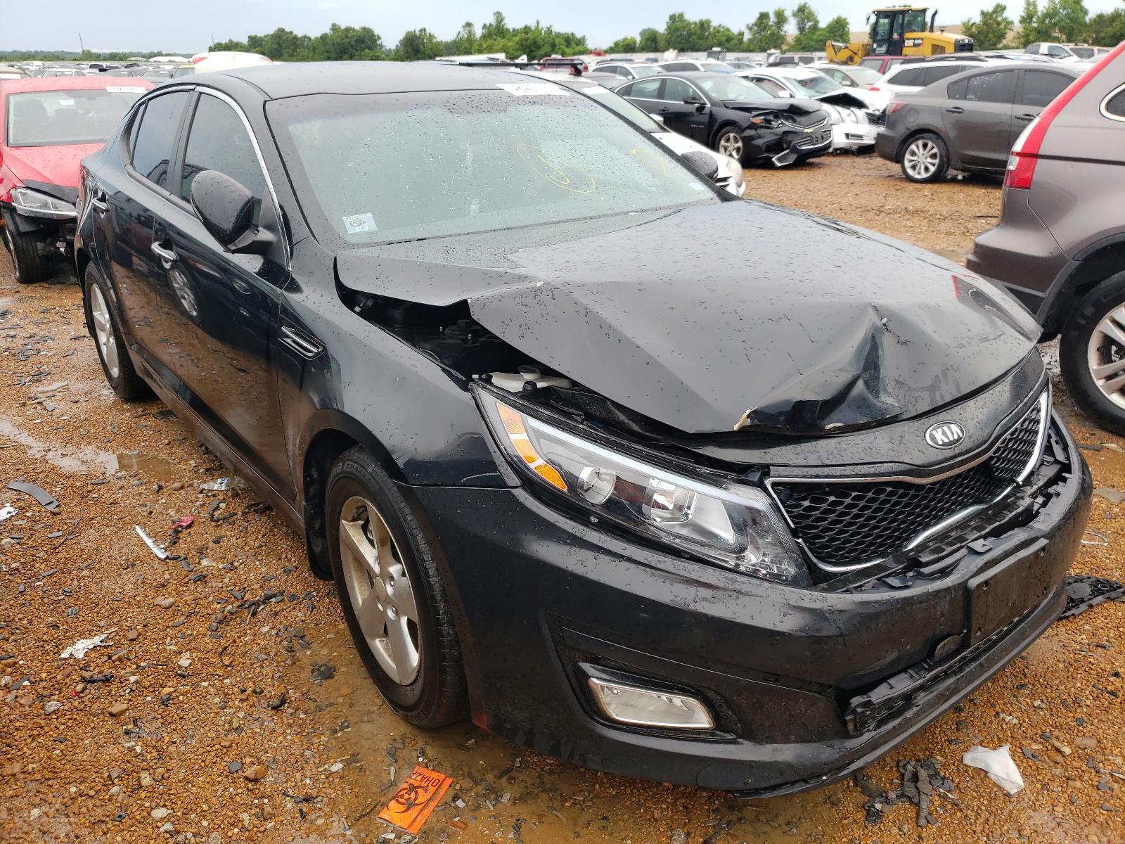 KIA OPTIMA LX 2015 with VIN 5XXGM4A71FG456540 - Photo from auction