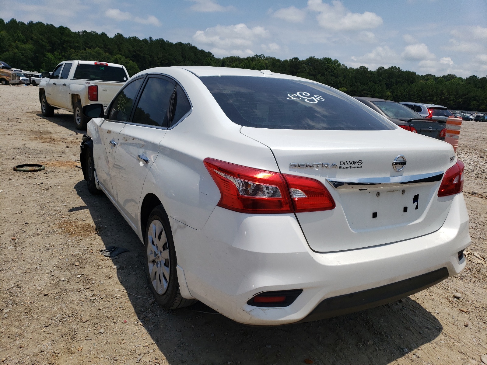 Photo 3 from auction – 2016 NISSAN SENTRA S with VIN 3N1AB7AP1GY240454