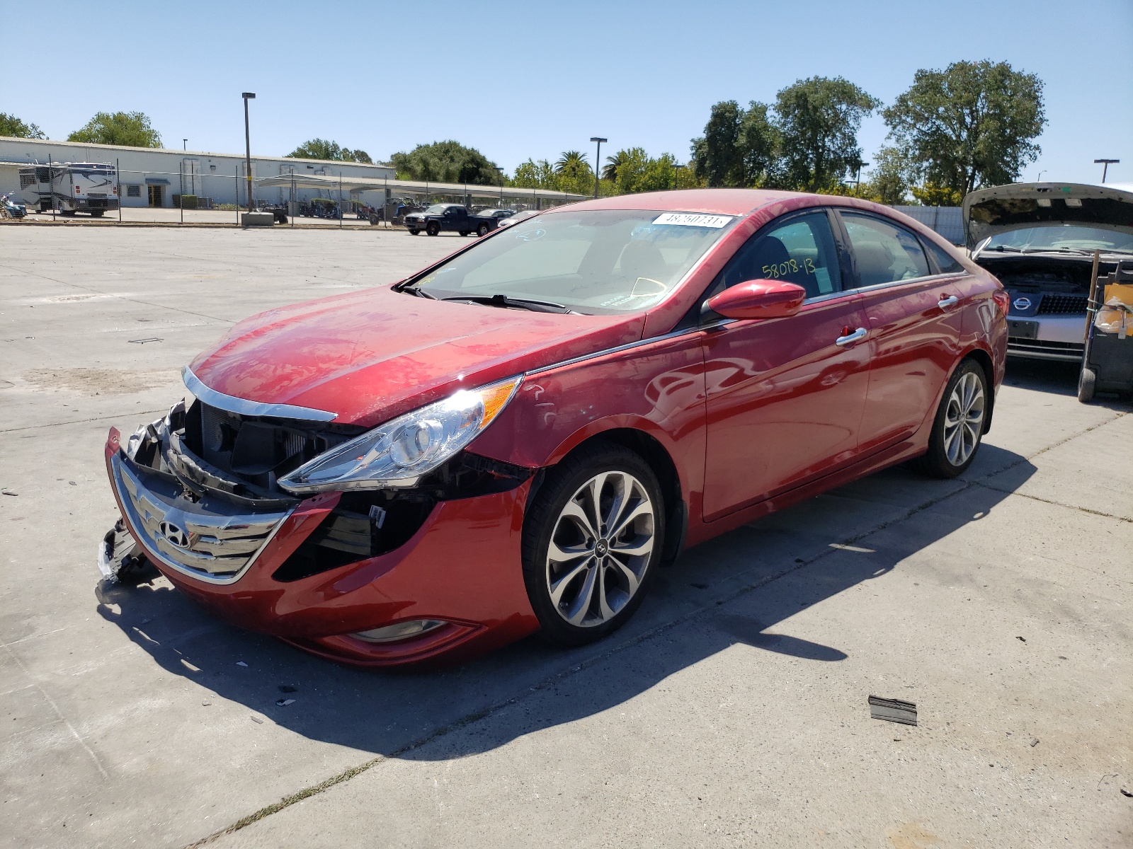 Photo 2 from auction – 2013 HYUNDAI SONATA SE with VIN 5NPEC4AB1DH658598