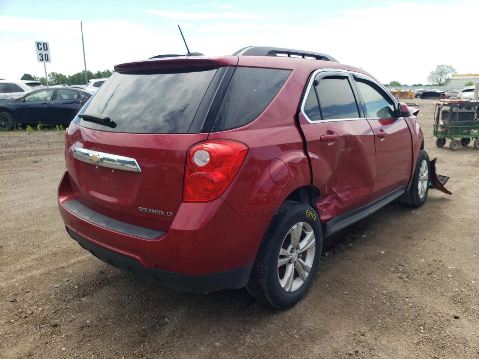Photo 4 from auction – 2015 CHEVROLET EQUINOX LT with VIN 2GNALCEK2F6294130
