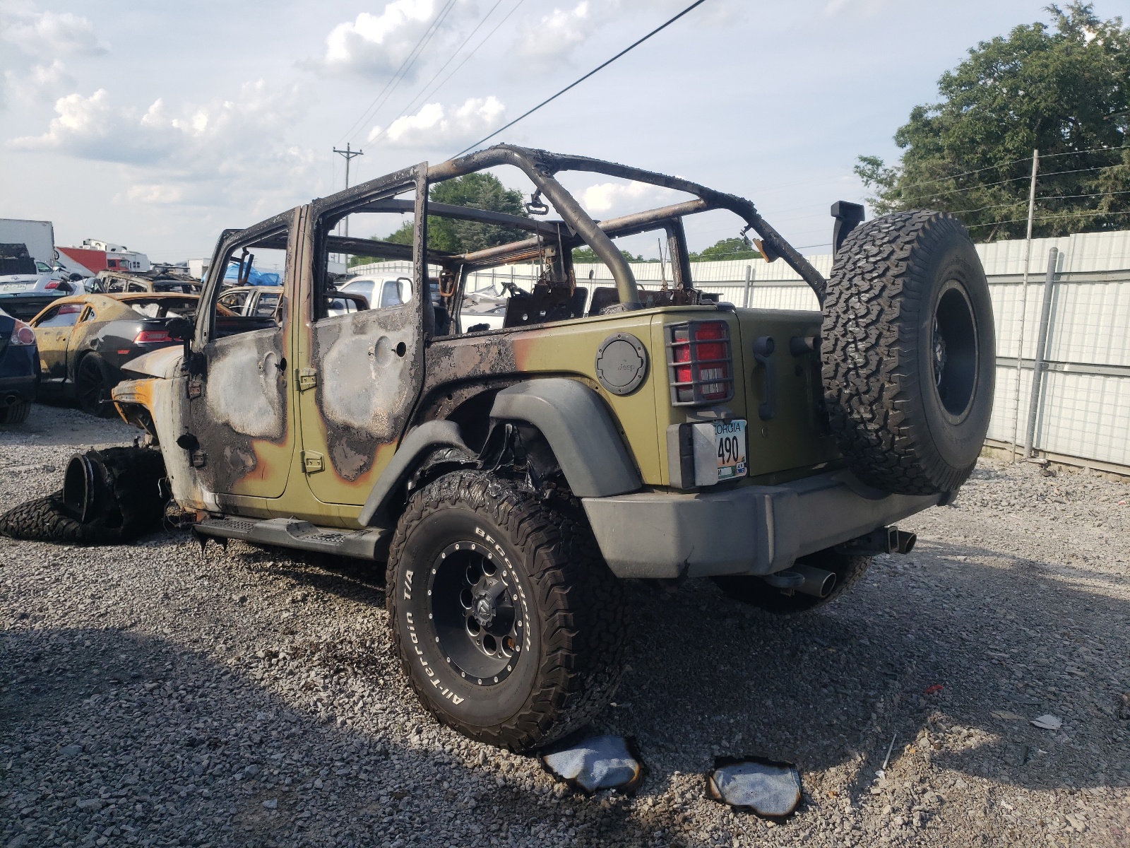 Photo 3 from auction – 2013 JEEP WRANGLER U with VIN 1C4BJWDG5DL559595