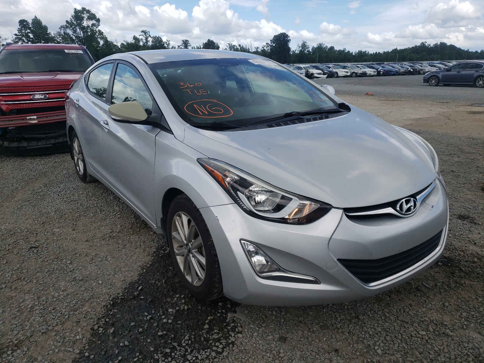 Photo 1 from auction – 2016 HYUNDAI ELANTRA SE with VIN KMHDH4AE3GU589832
