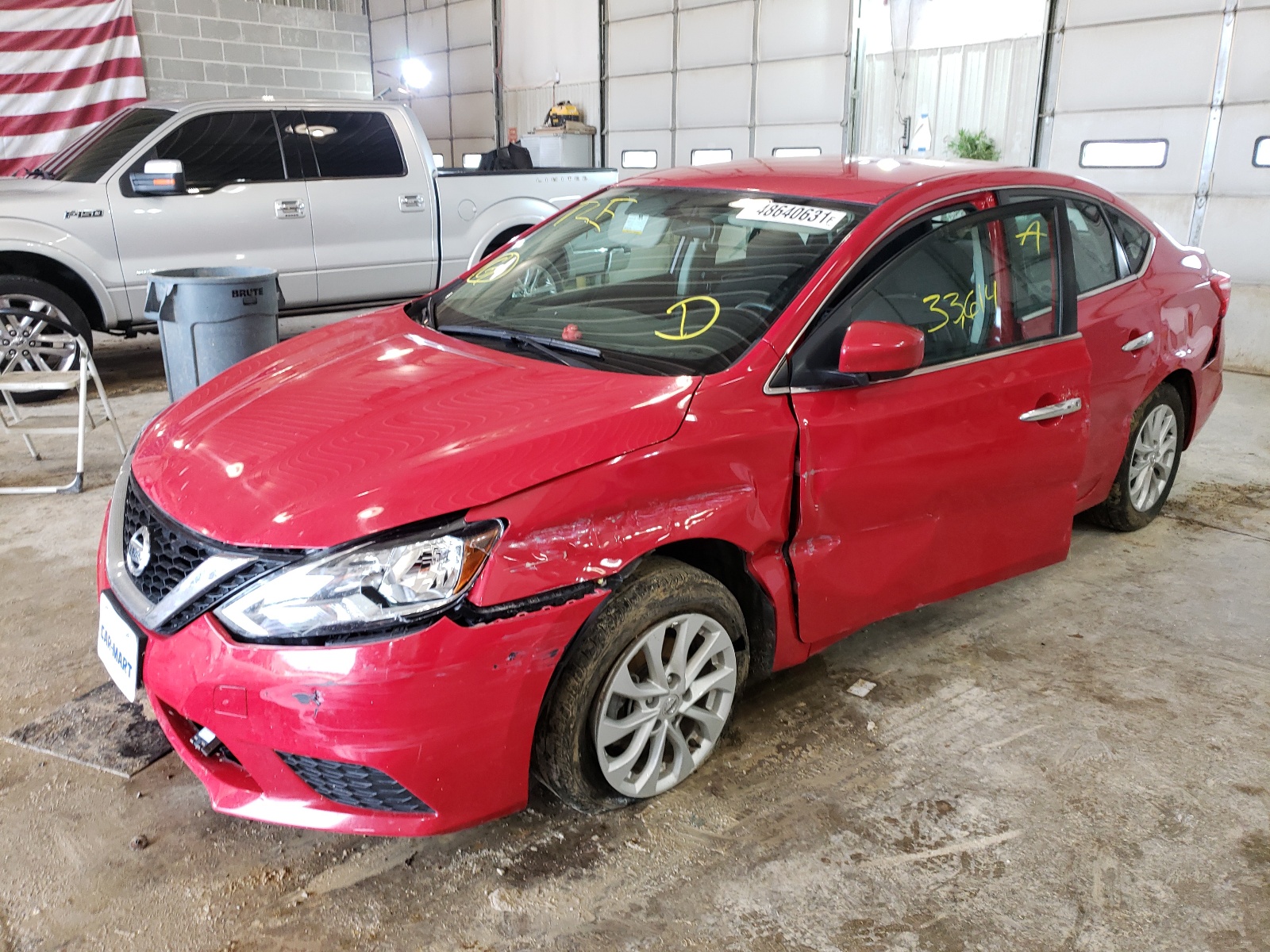 Photo 2 from auction – 2019 NISSAN SENTRA S with VIN 3N1AB7AP2KL609845