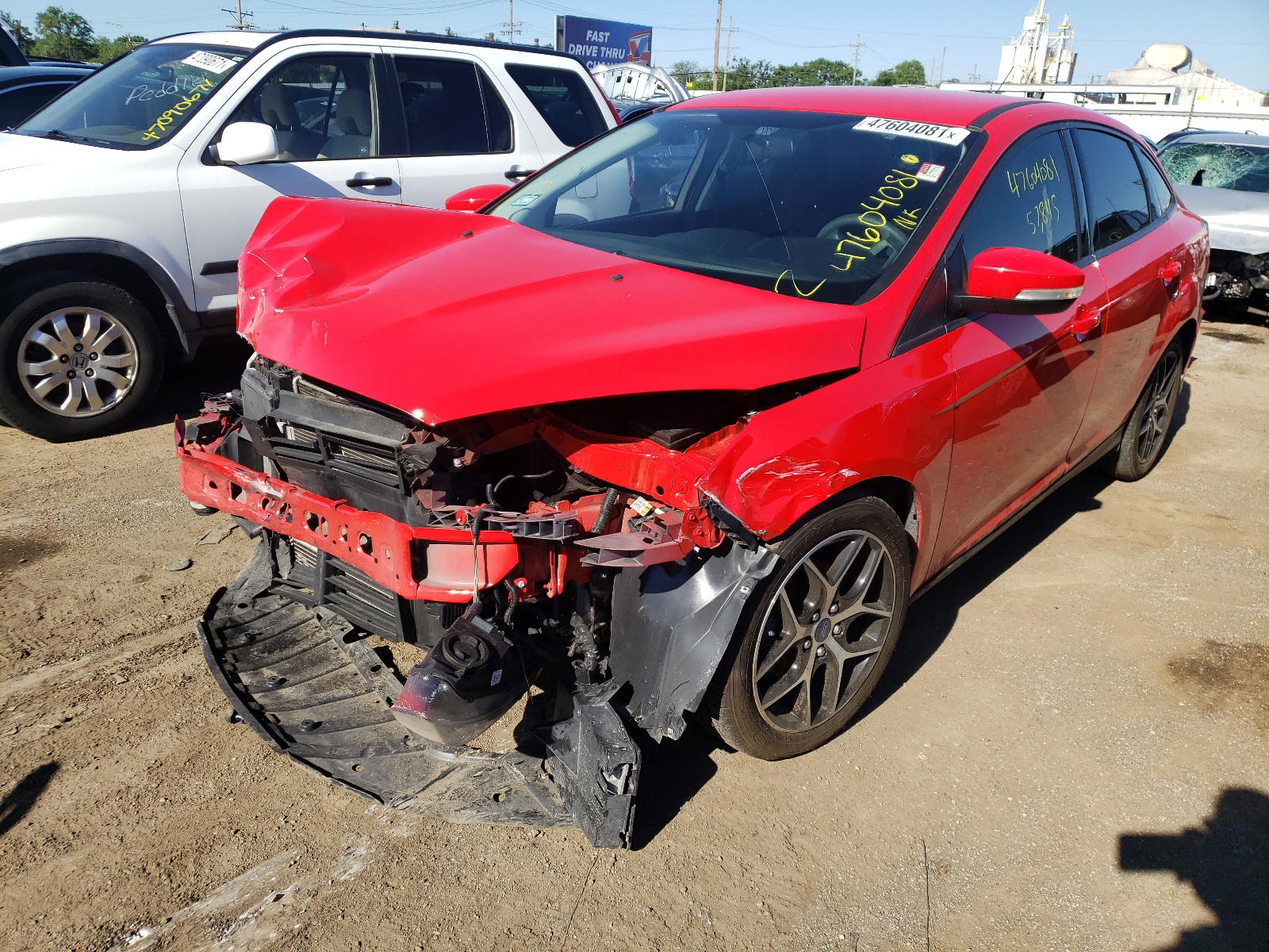 Photo 2 from auction – 2017 FORD FOCUS SE with VIN 1FADP3FE7HL275060