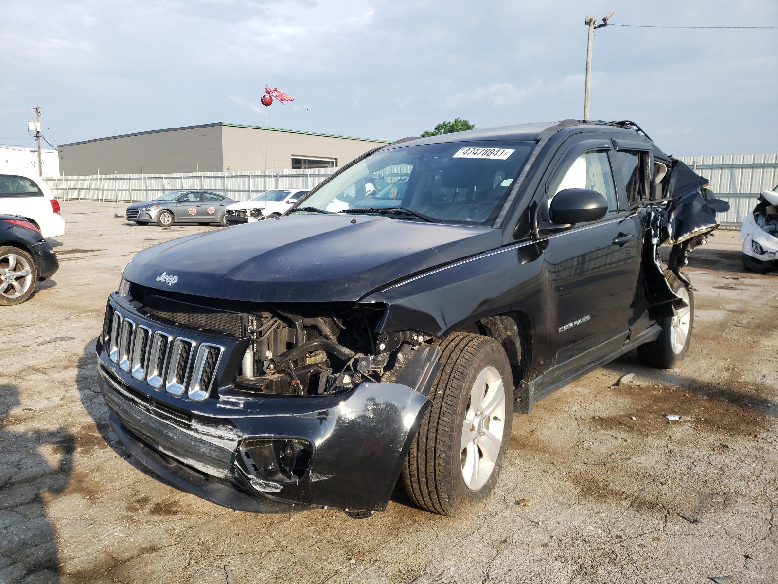 Photo 2 from auction – 2016 JEEP COMPASS SP with VIN 1C4NJDBB1GD521580