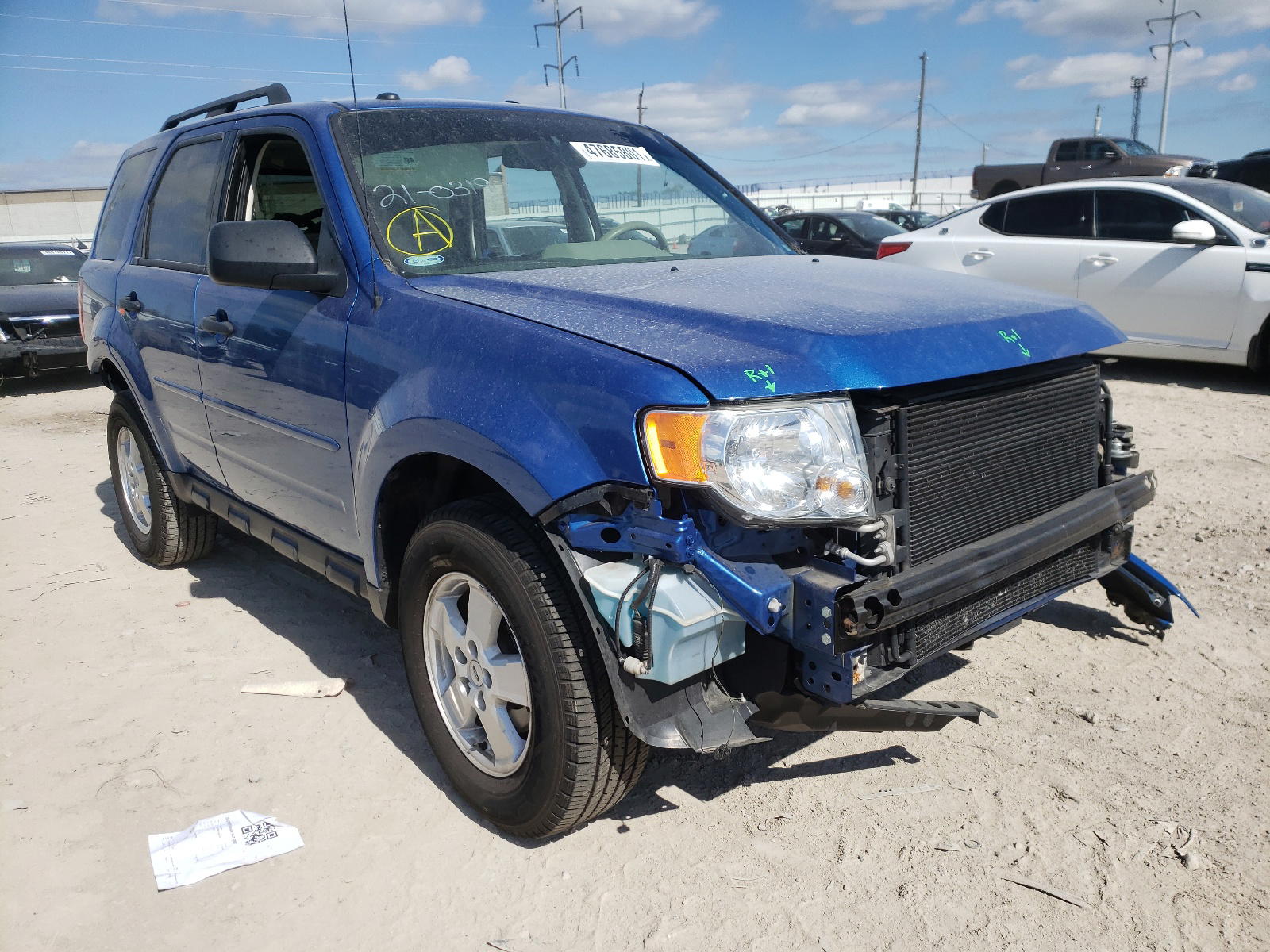 FORD ESCAPE 2012 with VIN 1FMCU0DG7CKB29897 - Photo from auction