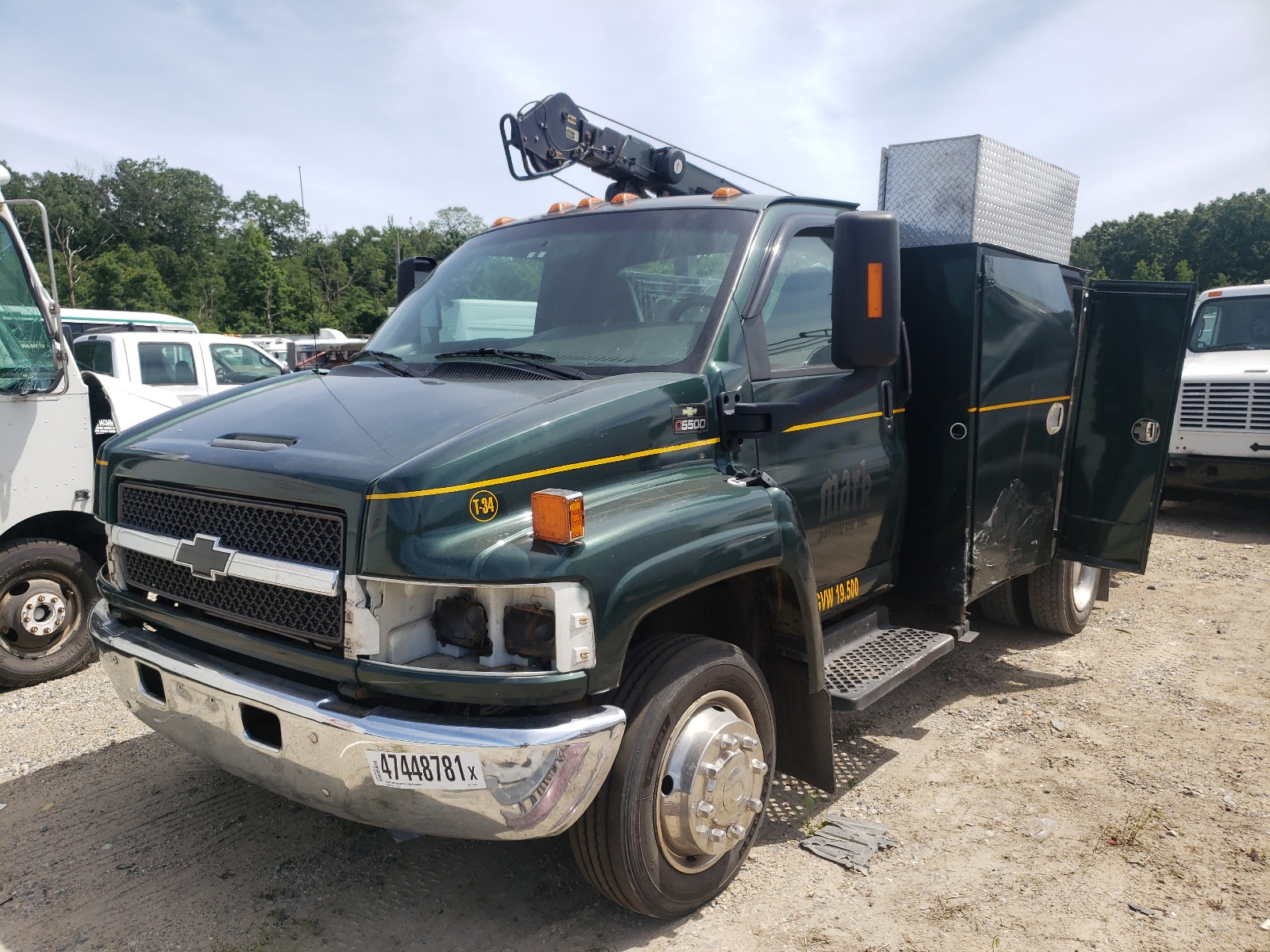 Photo 2 from auction – 2008 CHEVROLET C5500 C5C0 with VIN 1GBE5C1G58F410469