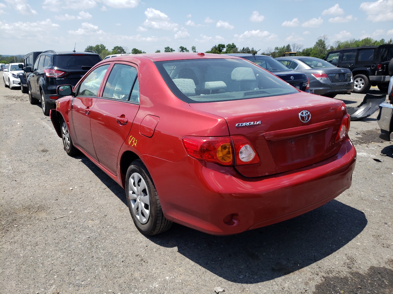 Photo 3 from auction – 2009 TOYOTA COROLLA BA with VIN 1NXBU40E59Z070403