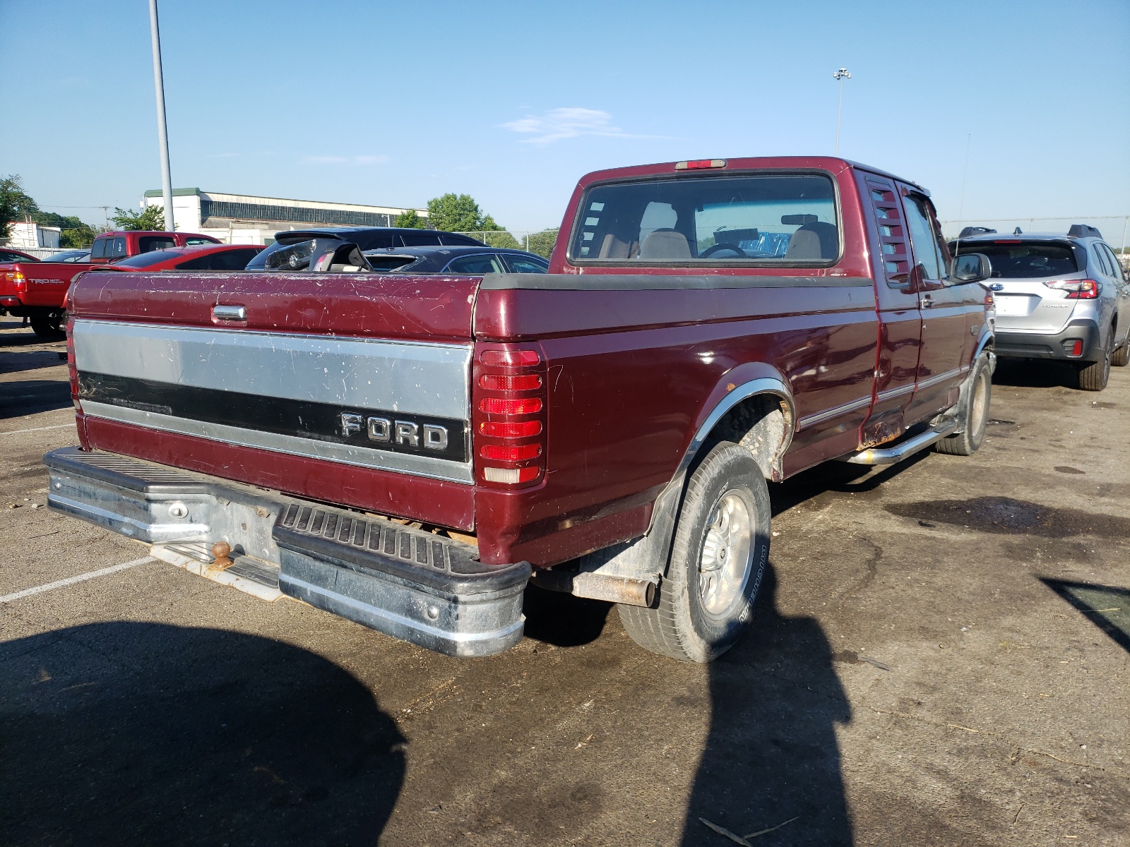 Photo 4 from auction – 1996 FORD F150 with VIN 1FTEX15Y1TKA54180