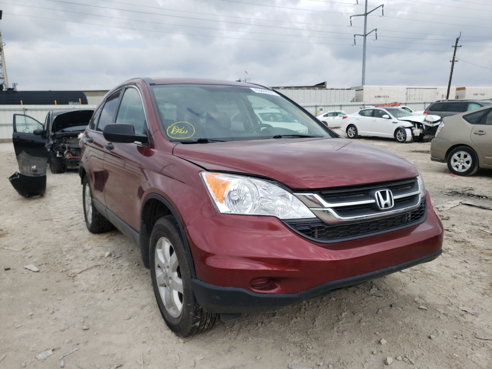 HONDA CR-V SE 2011 with VIN 5J6RE4H44BL004717 - Photo from auction