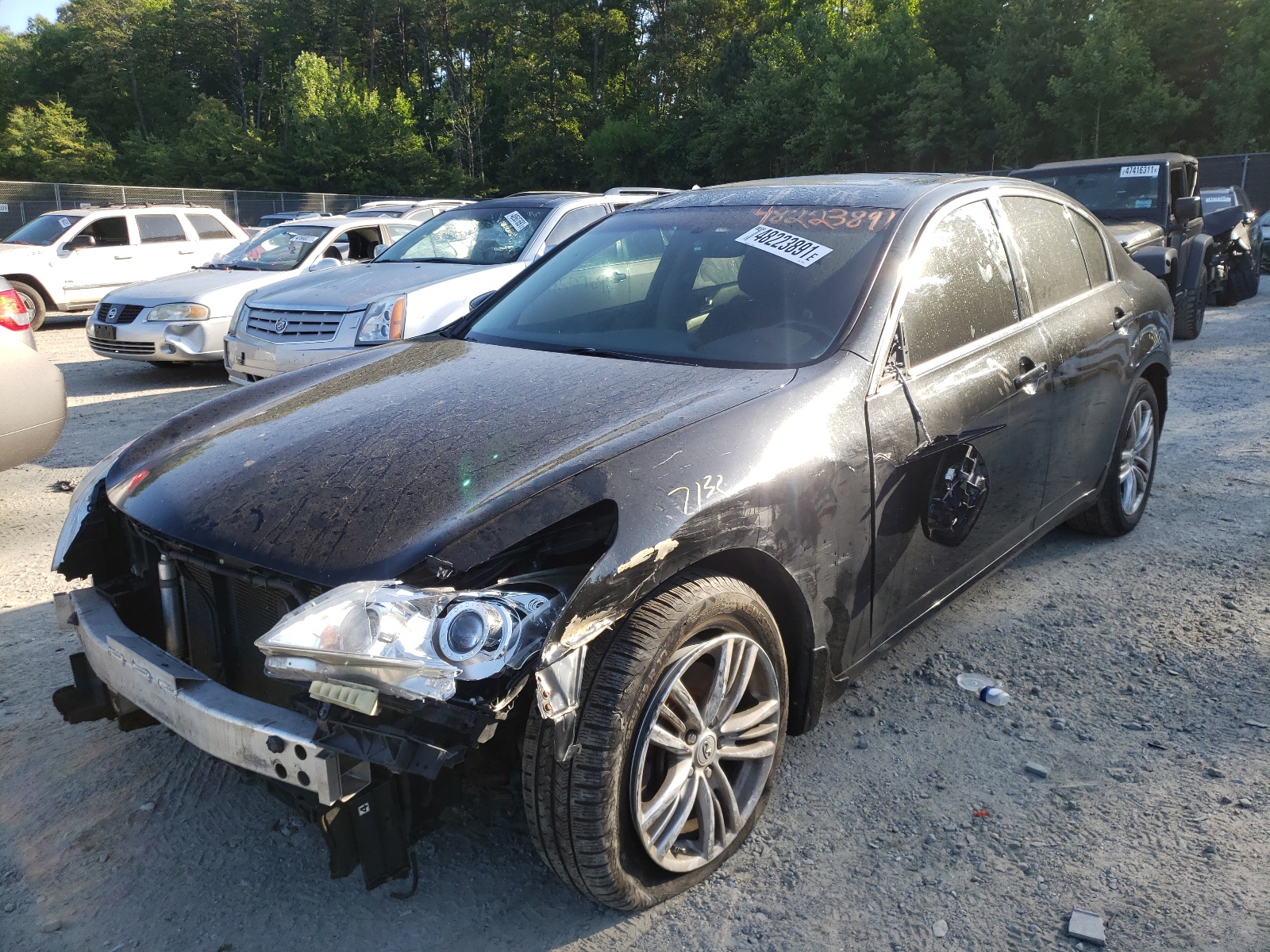 Photo 2 from auction – 2012 INFINITI G25 with VIN JN1DV6AR7CM730975