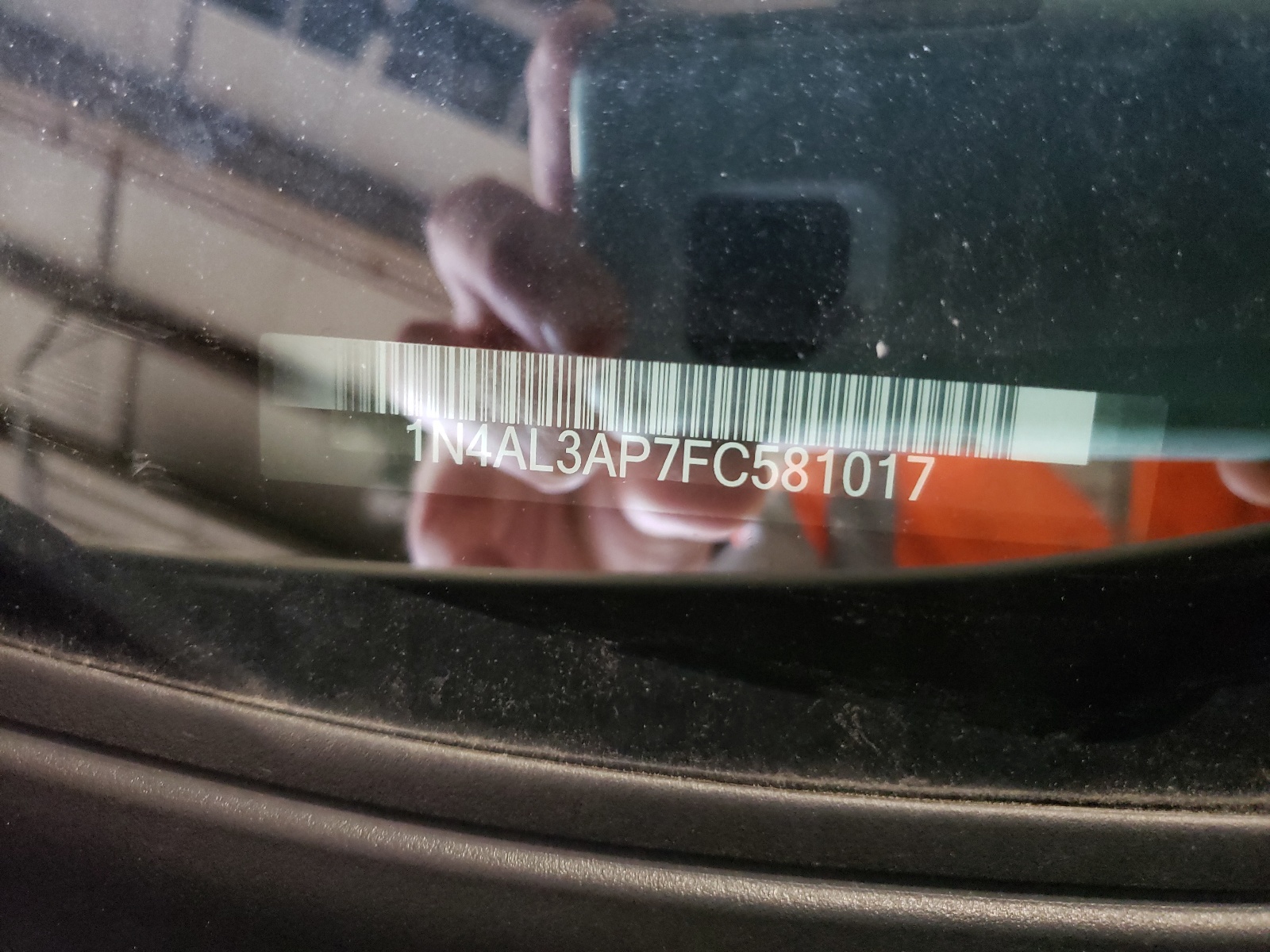 Photo 10 from auction – 2015 NISSAN ALTIMA 2.5 with VIN 1N4AL3AP7FC581017
