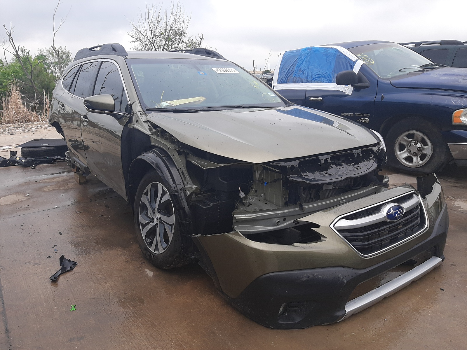 SUBARU OUTBACK LI 2021 with VIN 4S4BTAMCXM3182123 - Photo from auction