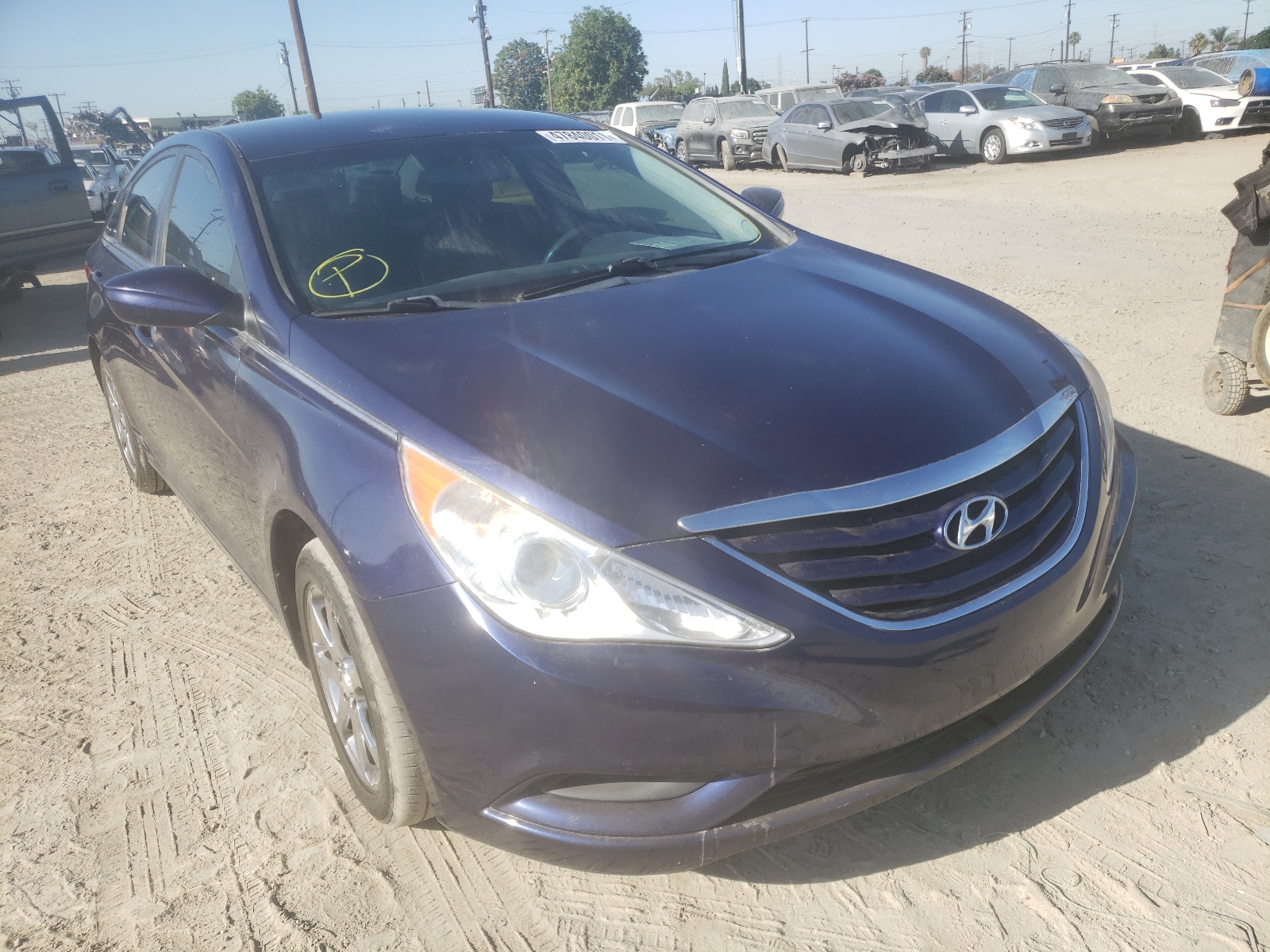 HYUNDAI SONATA GLS 2013 with VIN 5NPEB4AC9DH572418 - Photo from auction
