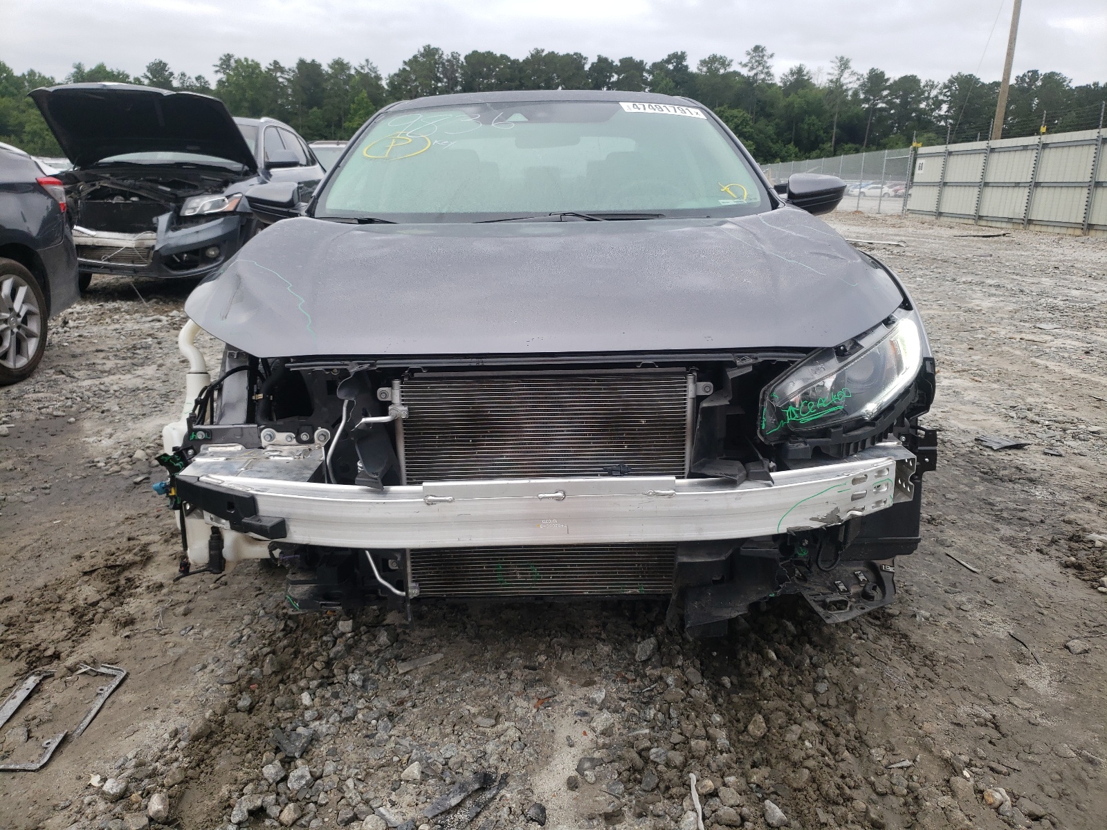 Photo 9 from auction – 2019 HONDA CIVIC LX with VIN 19XFC2F60KE039836