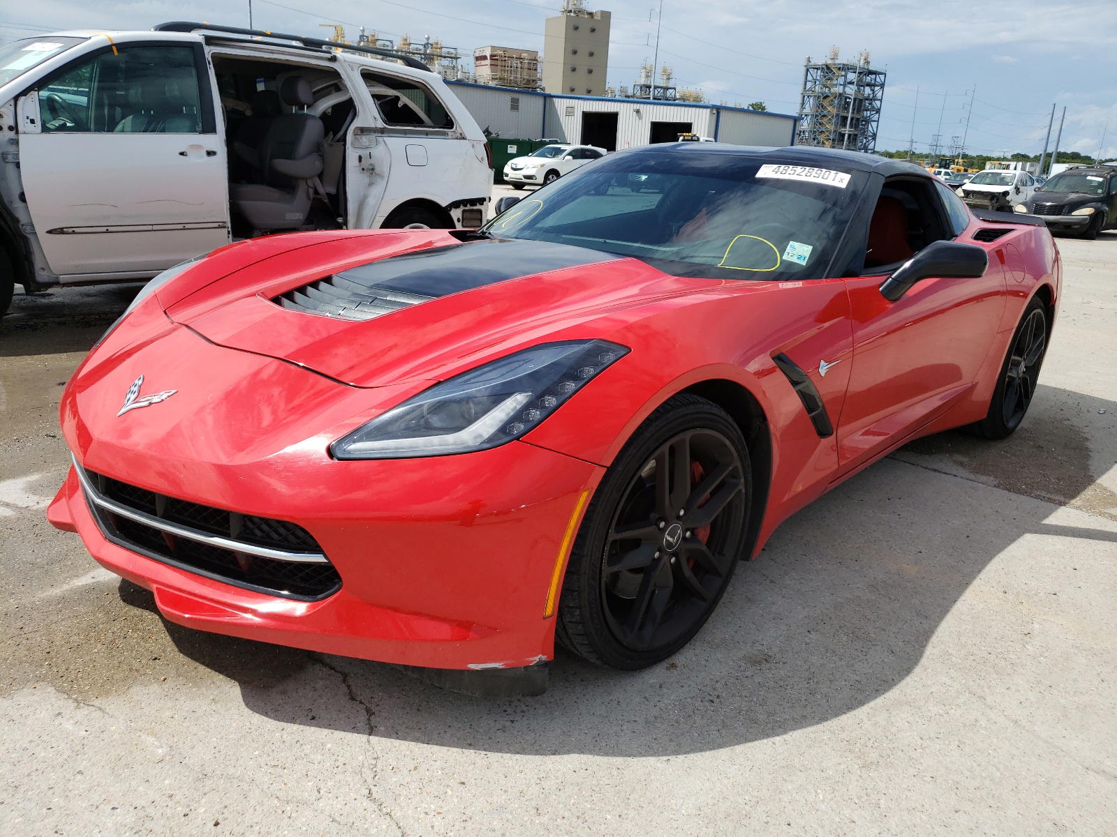 Photo 2 from auction – 2014 CHEVROLET CORVETTE S with VIN 1G1YK2D75E5123697