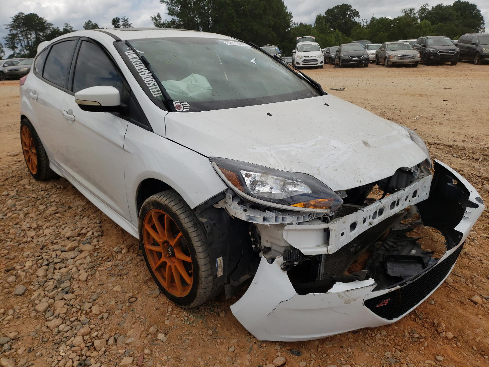 FORD FOCUS ST 2014 with VIN 1FADP3L90EL172467 - Photo from auction