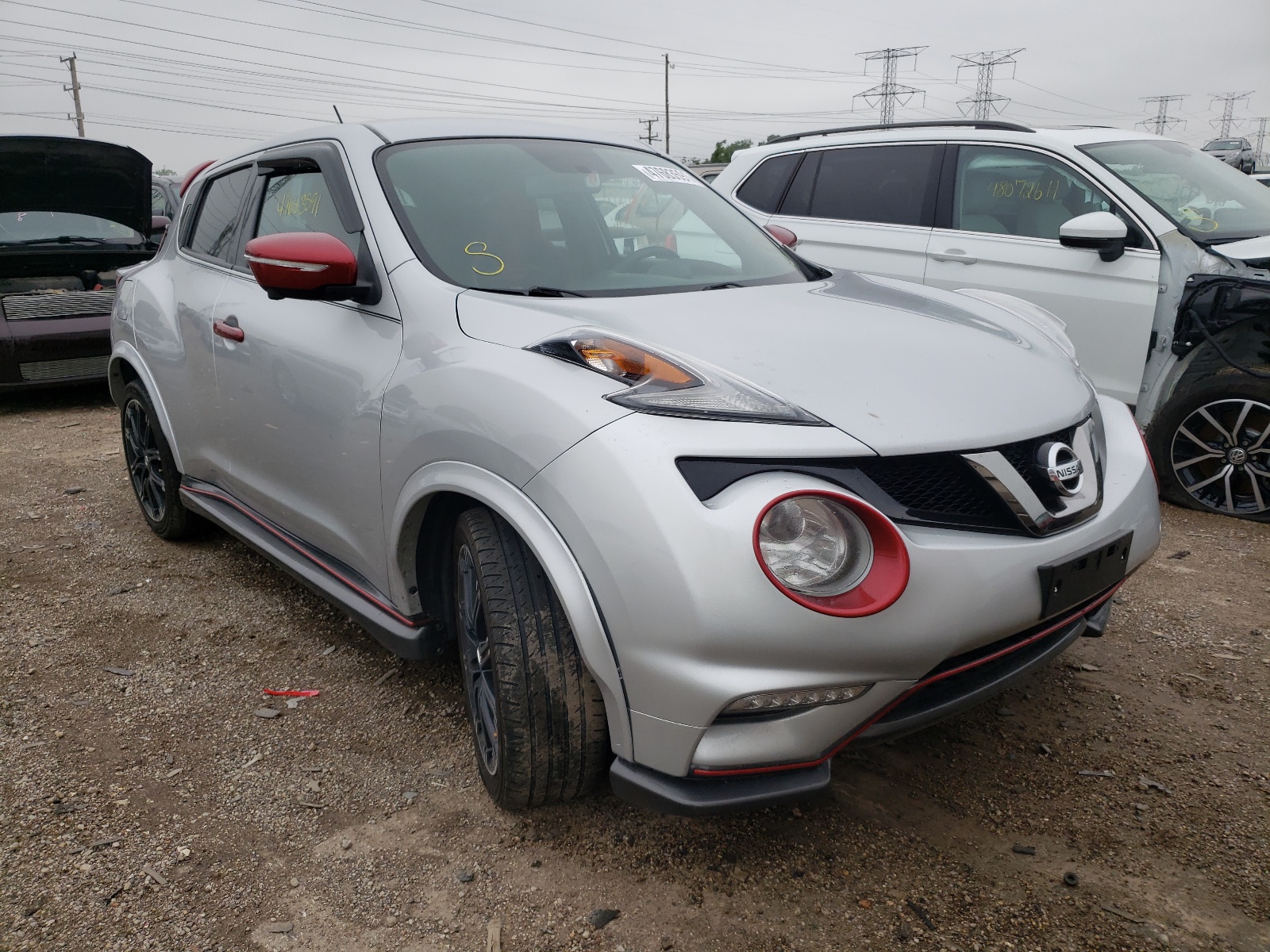 NISSAN JUKE NISMO 2015 with VIN JN8DF5MV3FT250007 - Photo from auction