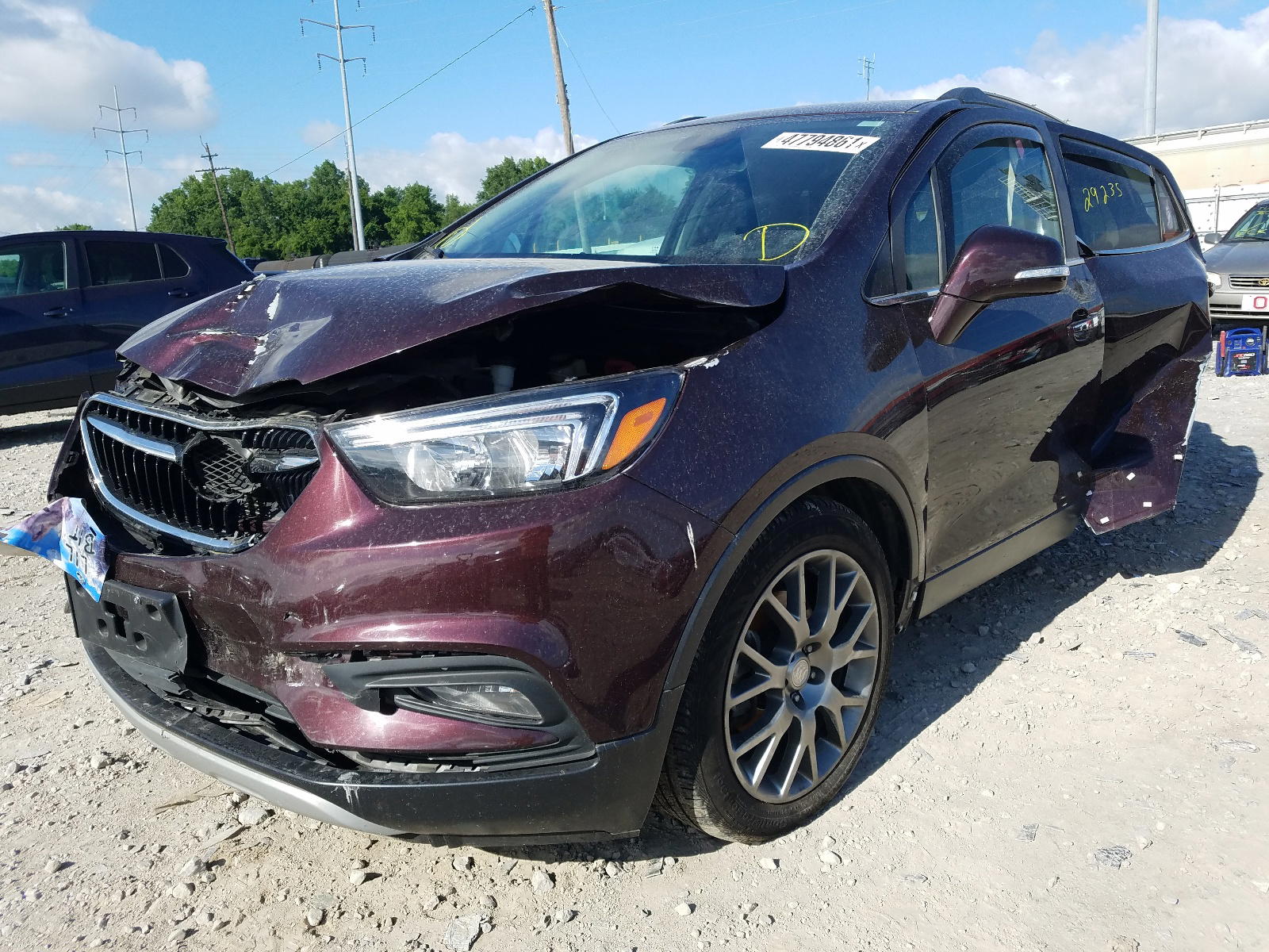 Photo 2 from auction – 2017 BUICK ENCORE SPO with VIN KL4CJ1SB1HB194675