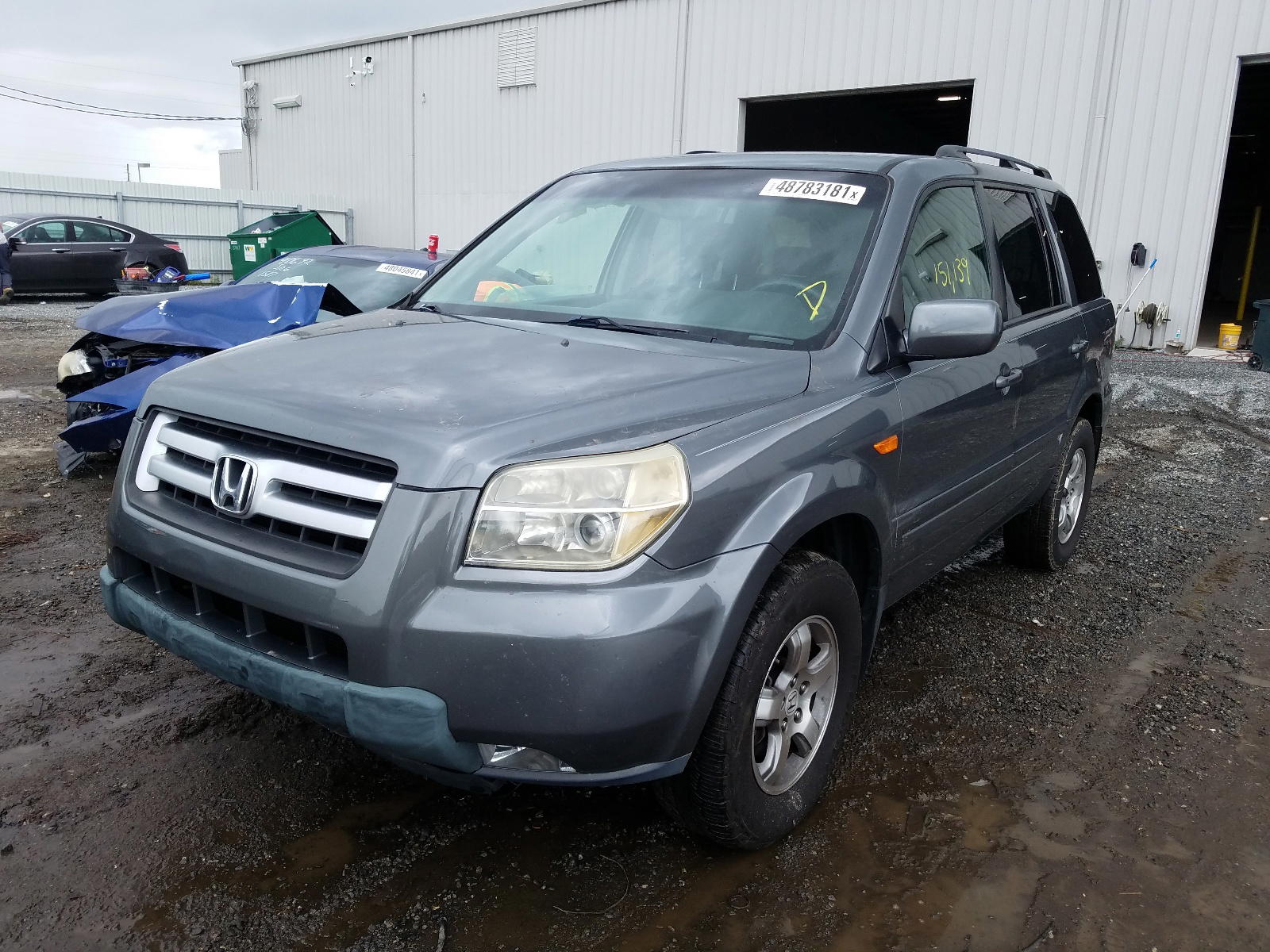 Photo 2 from auction – 2008 HONDA PILOT EX with VIN 5FNYF28448B018387