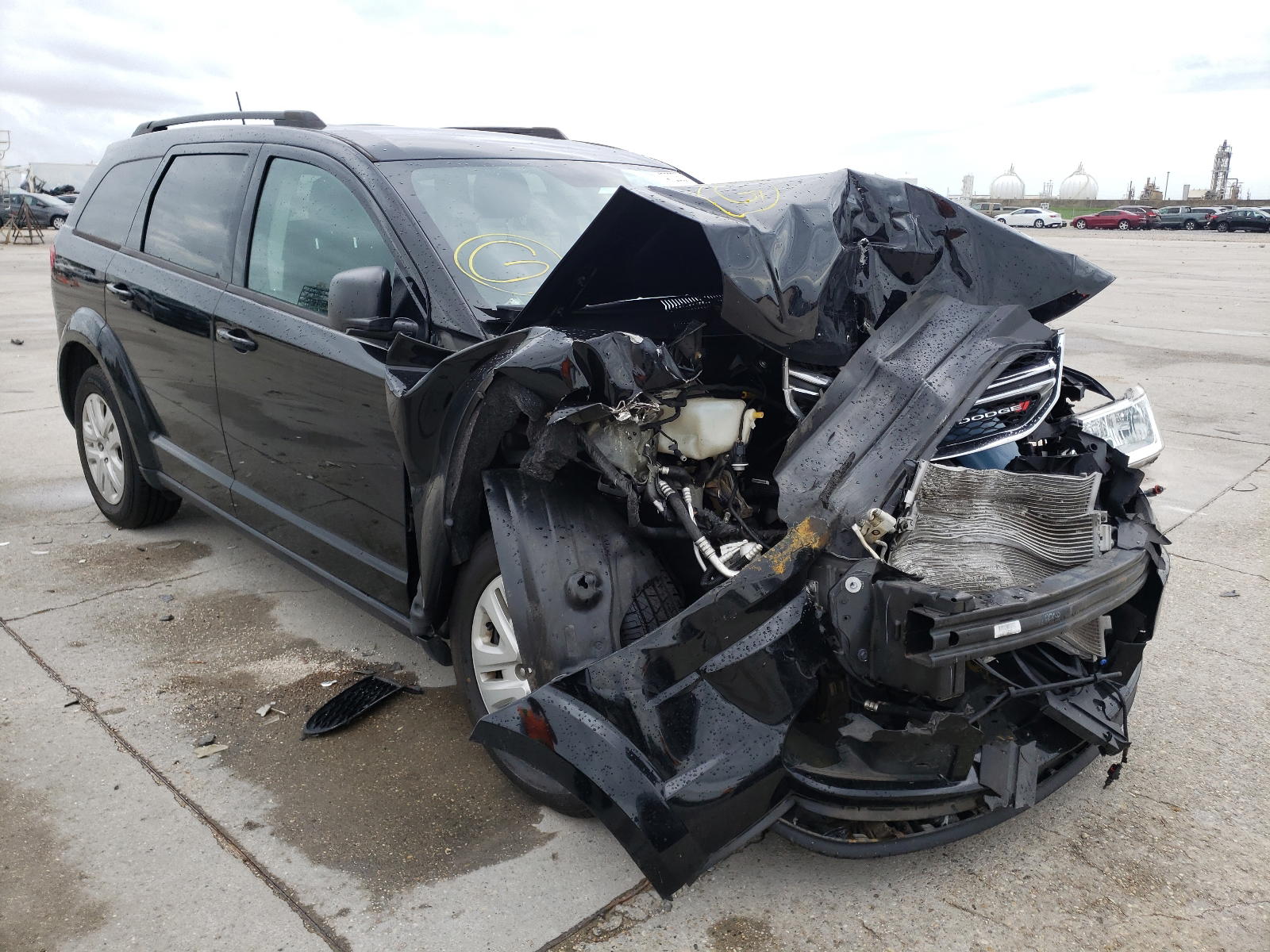 DODGE JOURNEY SE 2017 with VIN 3C4PDCAB7HT605068 - Photo from auction