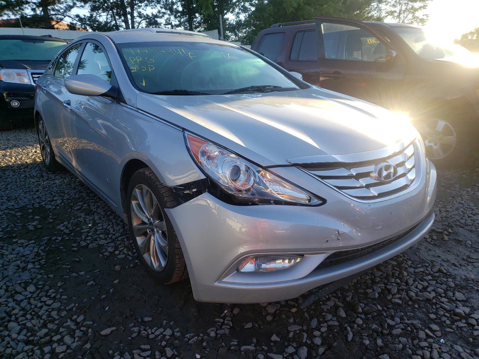 HYUNDAI SONATA SE 2013 with VIN 5NPEC4AC8DH506889 - Photo from auction