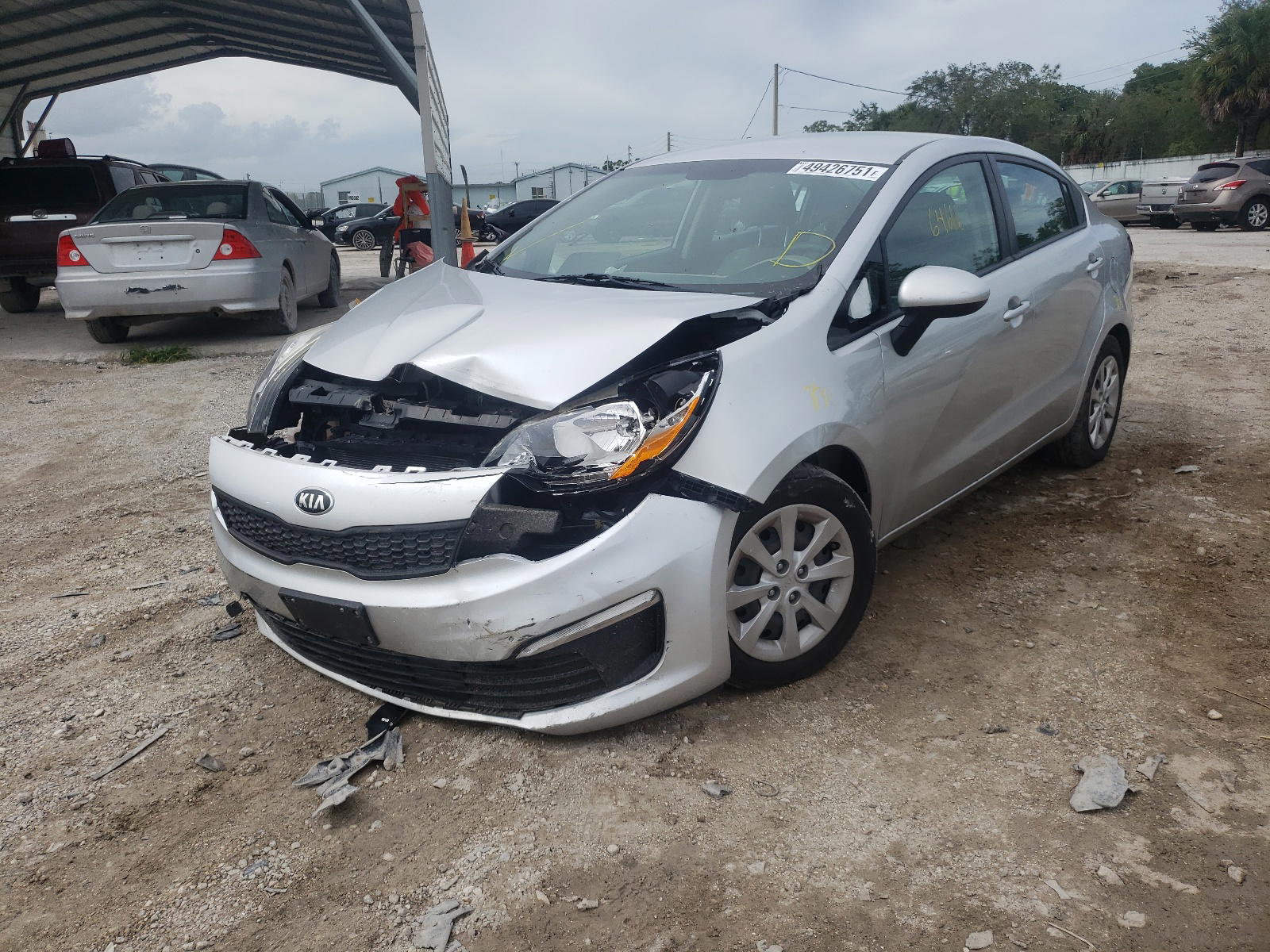Photo 2 from auction – 2017 KIA RIO LX with VIN KNADM4A37H6043794