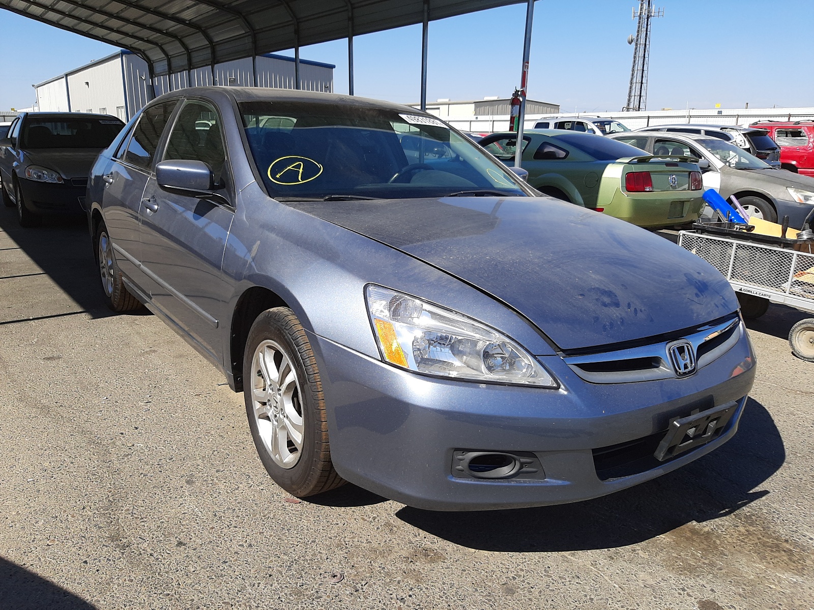 Photo 1 from auction – 2007 HONDA ACCORD EX with VIN 1HGCM56897A086992