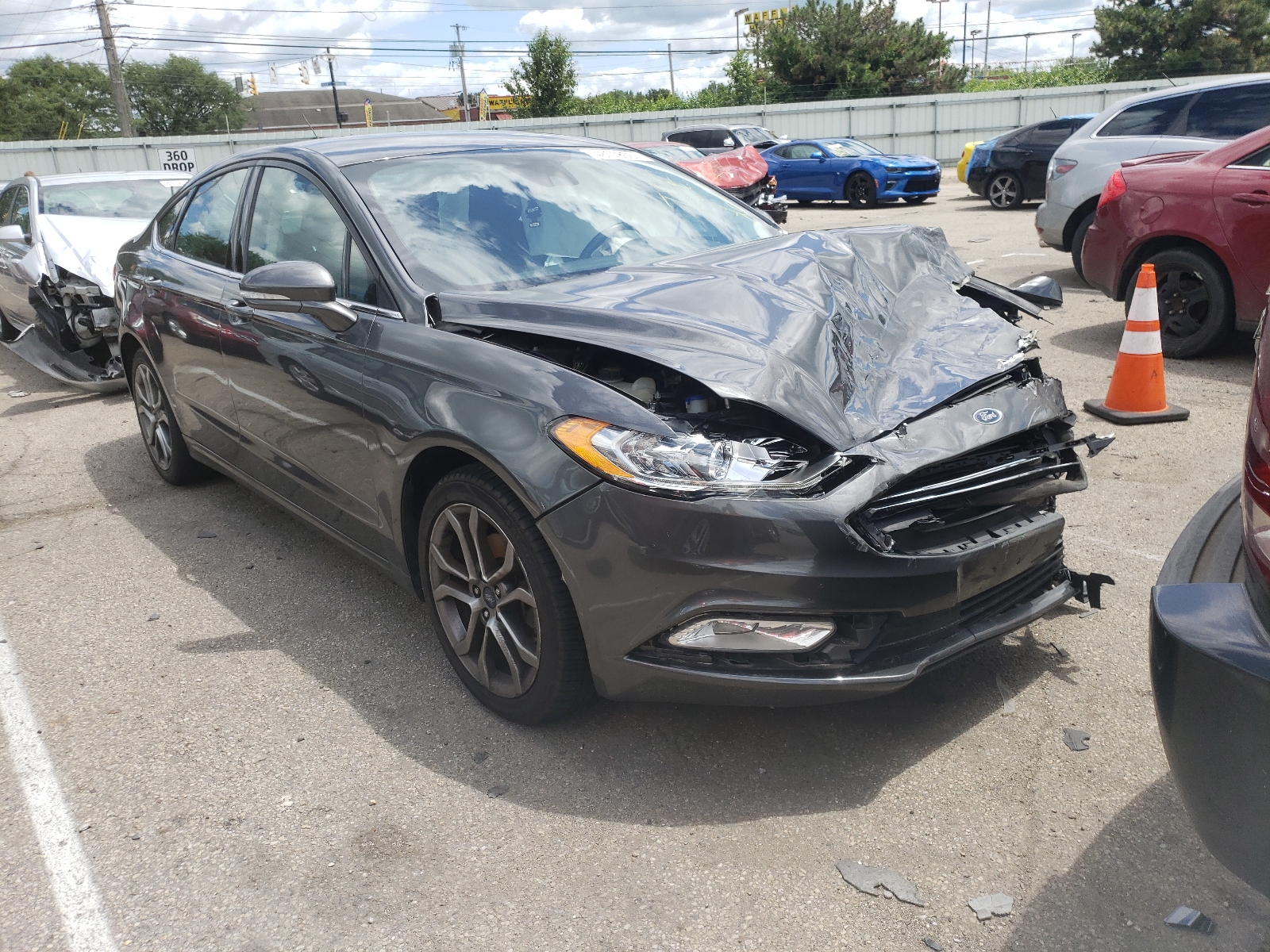 Zdjęcie 1 z aukcji – 2017 FORD FUSION z VIN 3FA6P0T95HR145276