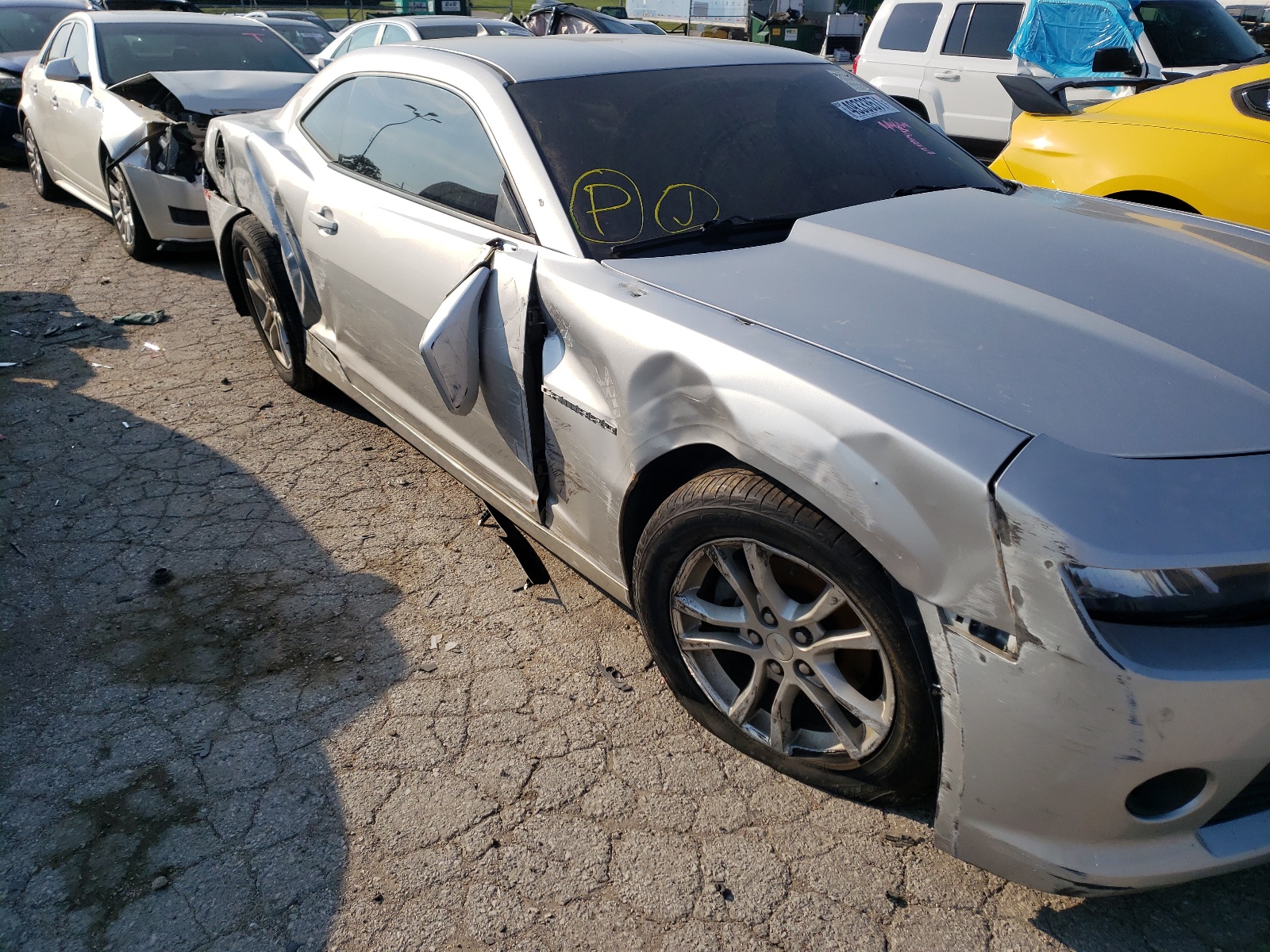 Photo 9 from auction – 2014 CHEVROLET CAMARO LT with VIN 2G1FB1E36E9279084