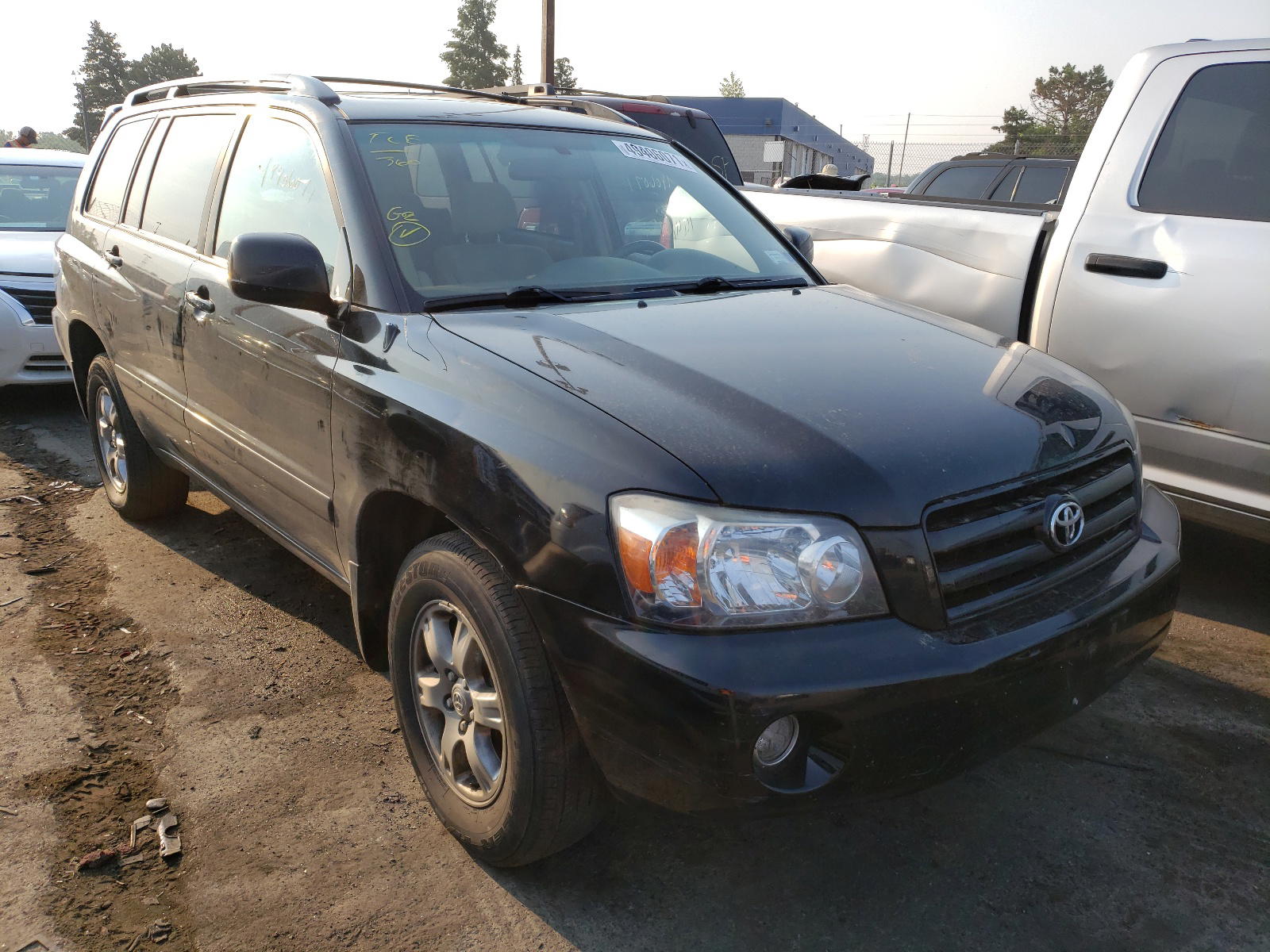TOYOTA HIGHLANDER 2007 with VIN JTEHP21A870216850 - Photo from auction