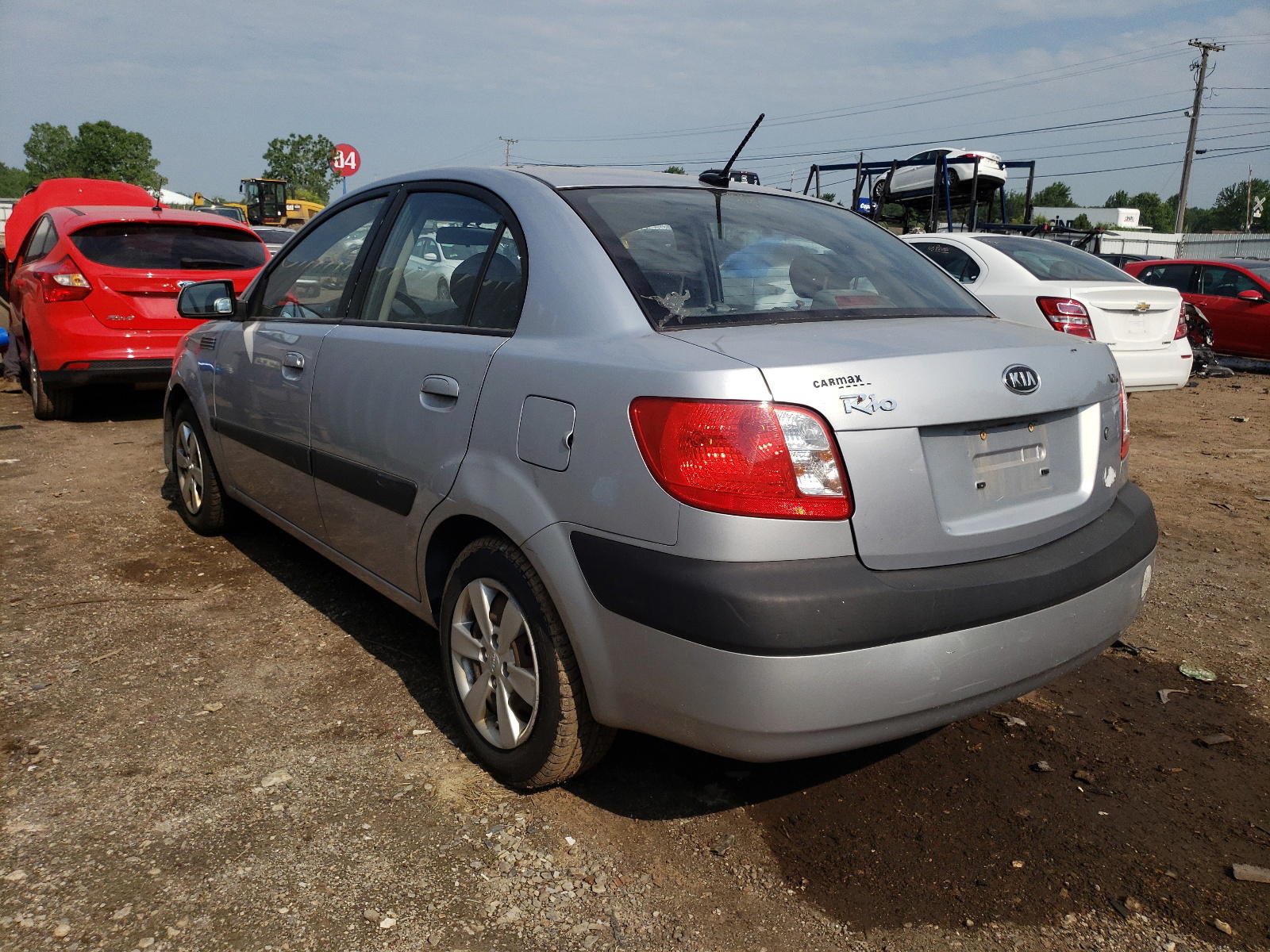 Photo 3 from auction – 2009 KIA RIO BASE with VIN KNADE223696518675