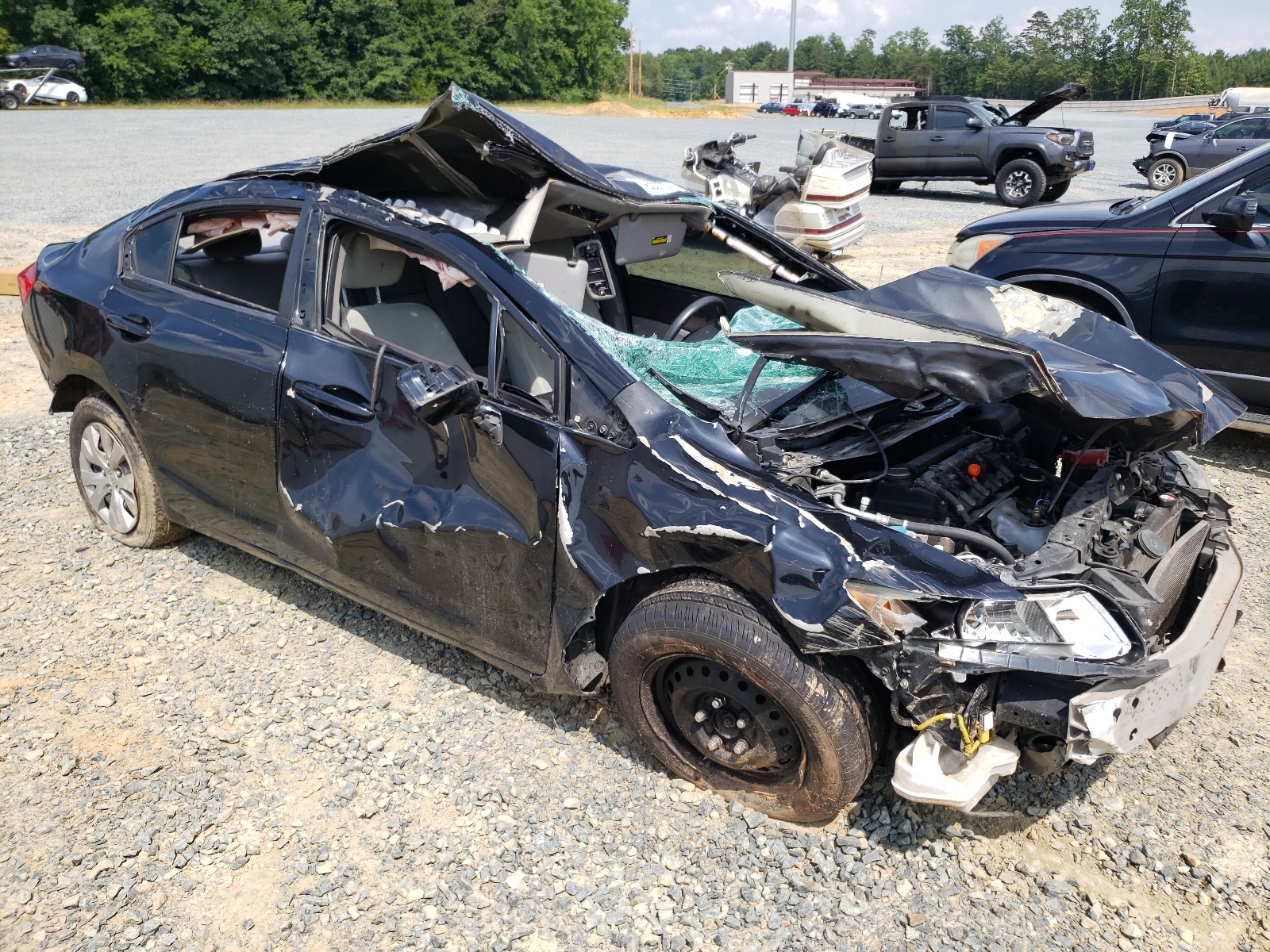 Zdjęcie 9 z aukcji – 2012 HONDA CIVIC LX z VIN 2HGFB2F56CH322419